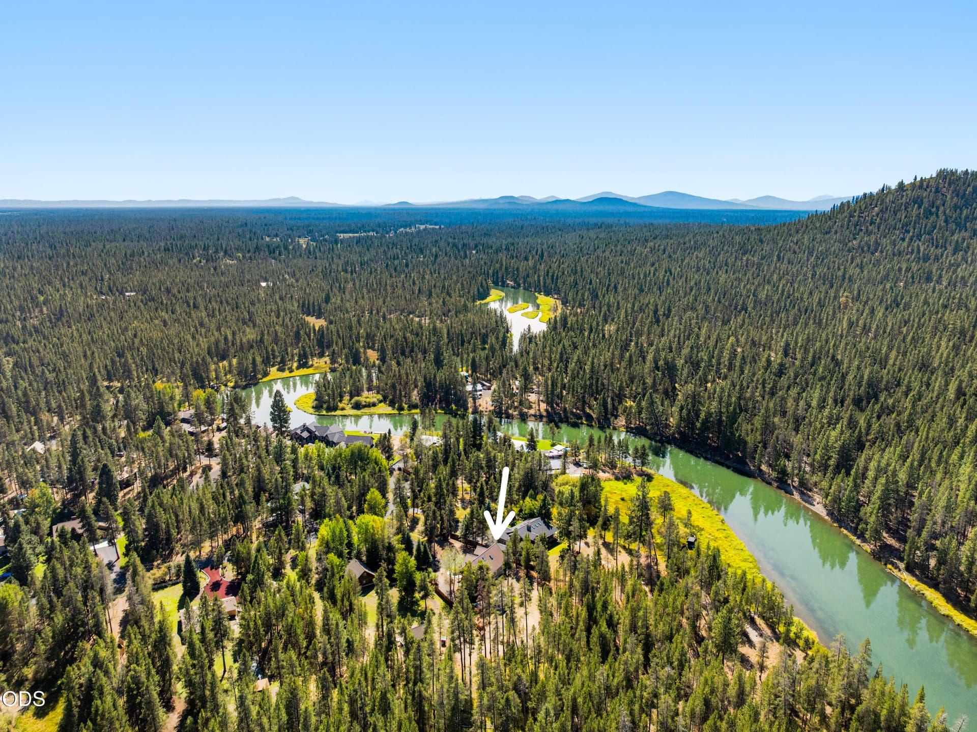 04-Aerial. Photo 3 of 44, 55377 Big River Drive, Bend, OR 97707
