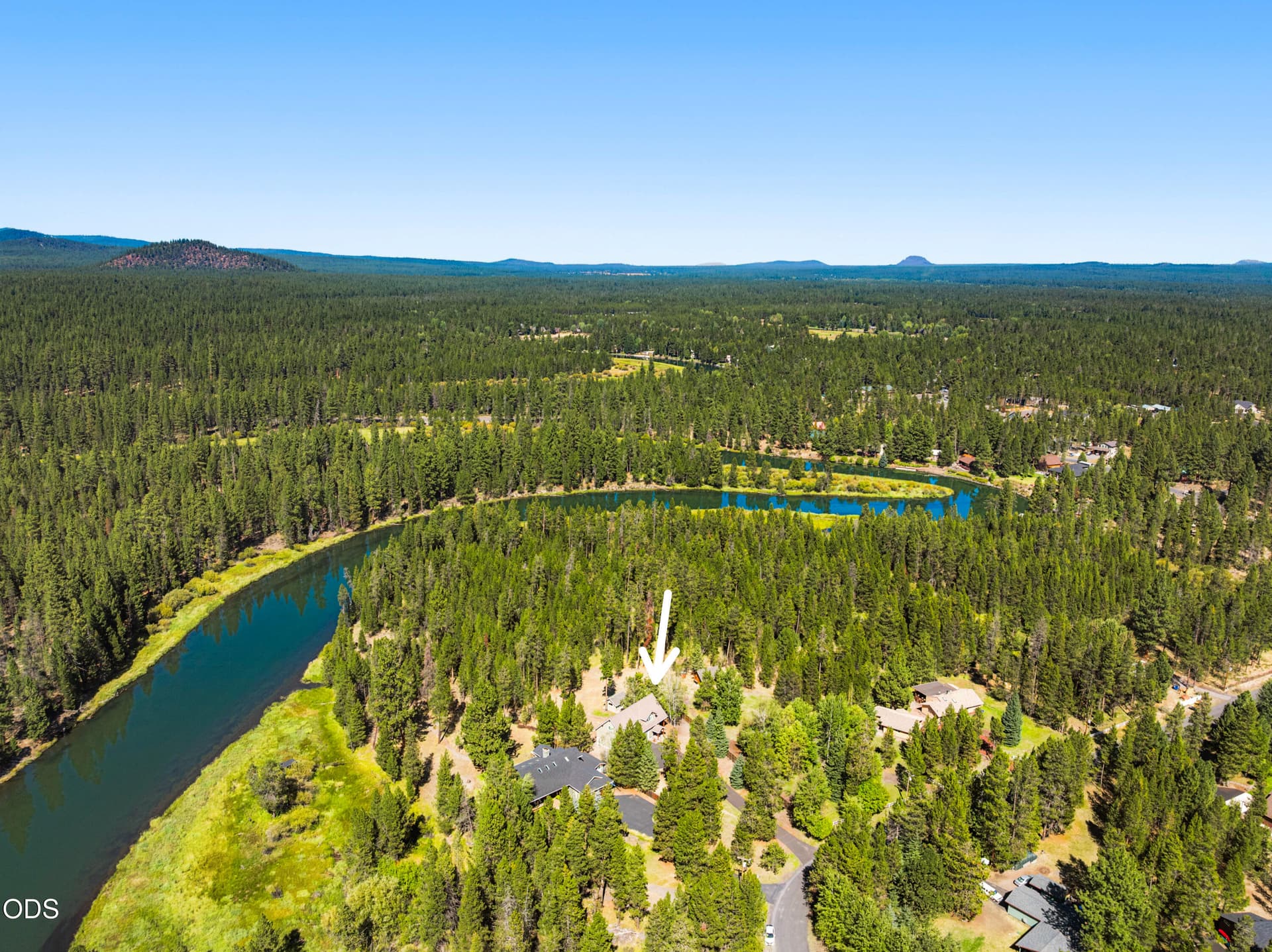 06-Aerial. Photo 4 of 44, 55377 Big River Drive, Bend, OR 97707