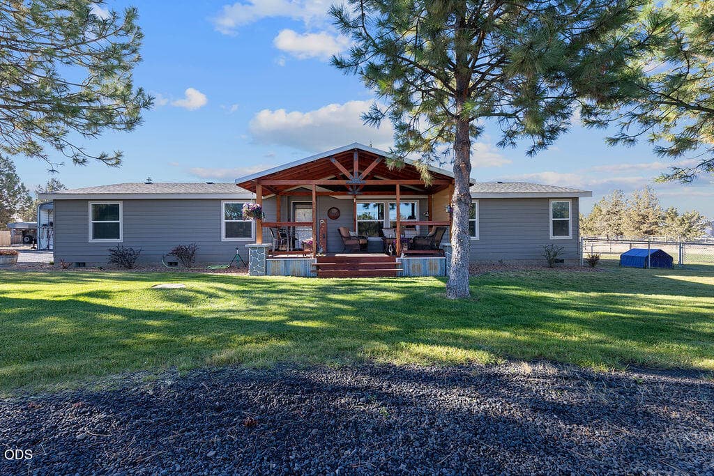 Covered front porch. Photo 1 of 53, 5620 SE Riordan Road, Prineville, OR 97754