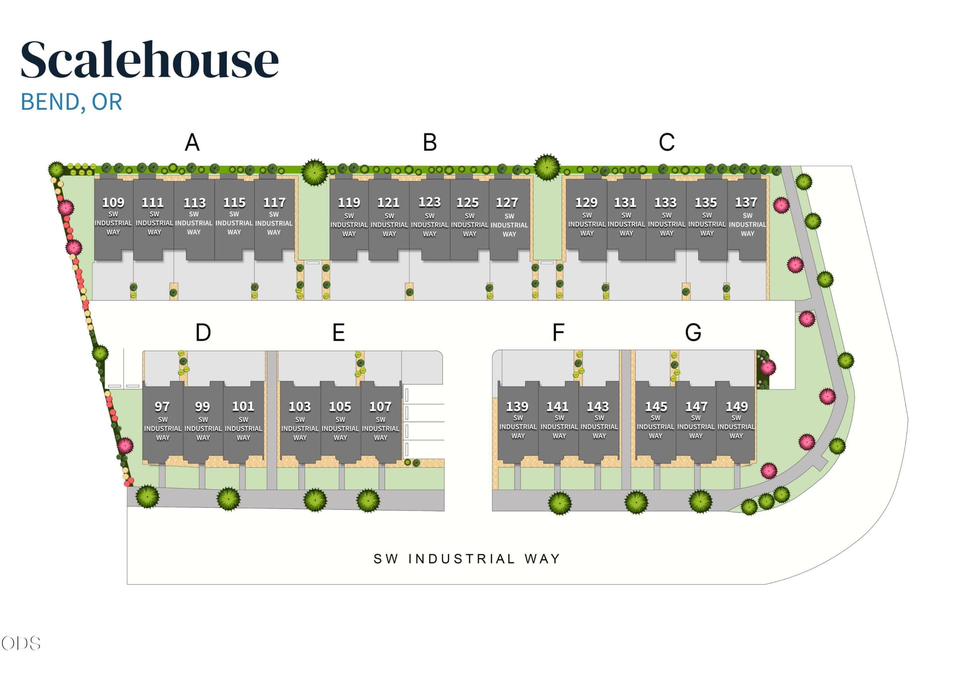 Scalehouse Address Site Plan. Photo 3 of 18, 101 SW Industrial Way, Bend, OR 97702
