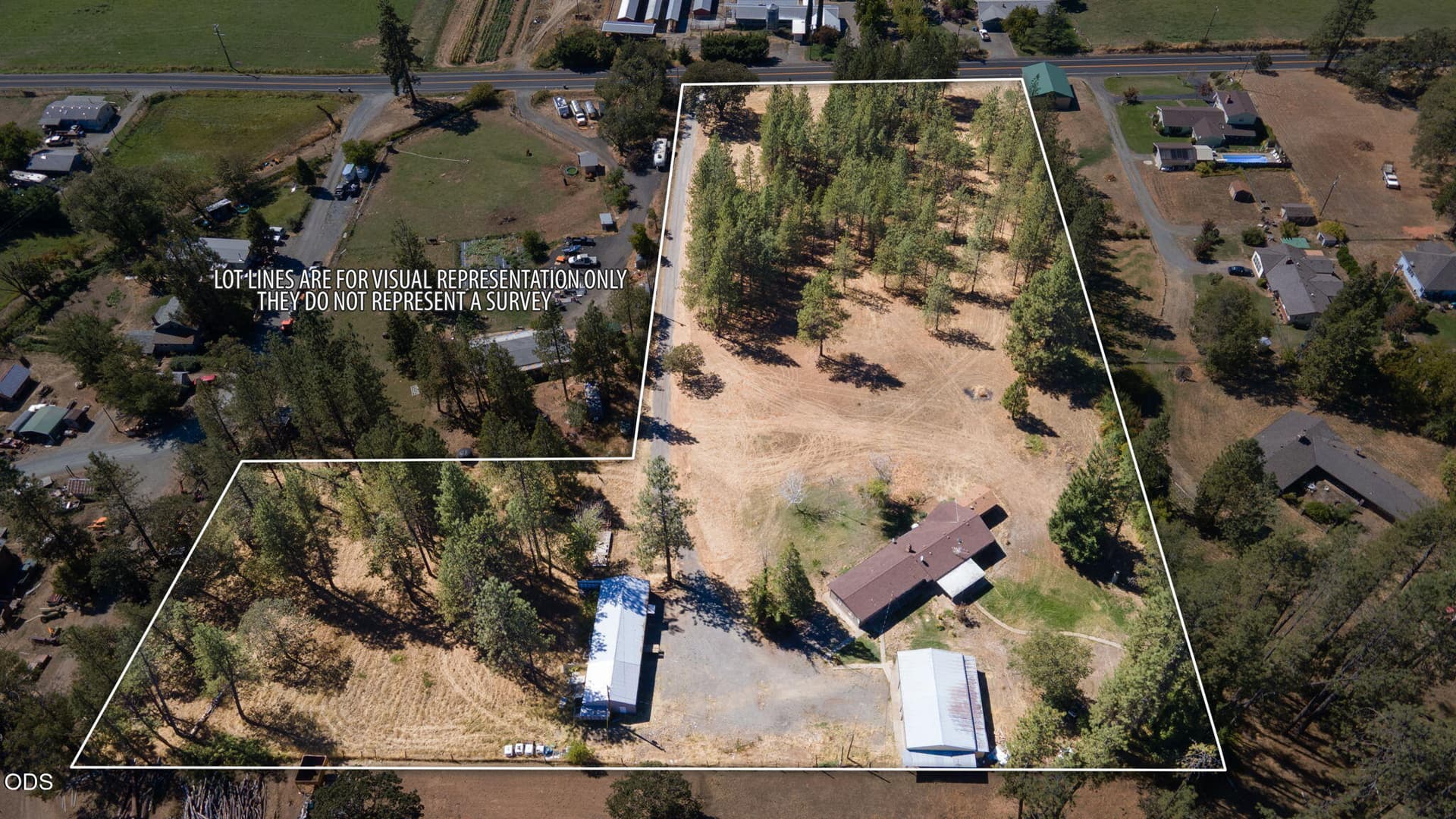 Aerial View. Photo 1 of 47, 6141 New Hope Road, Grants Pass, OR 97527