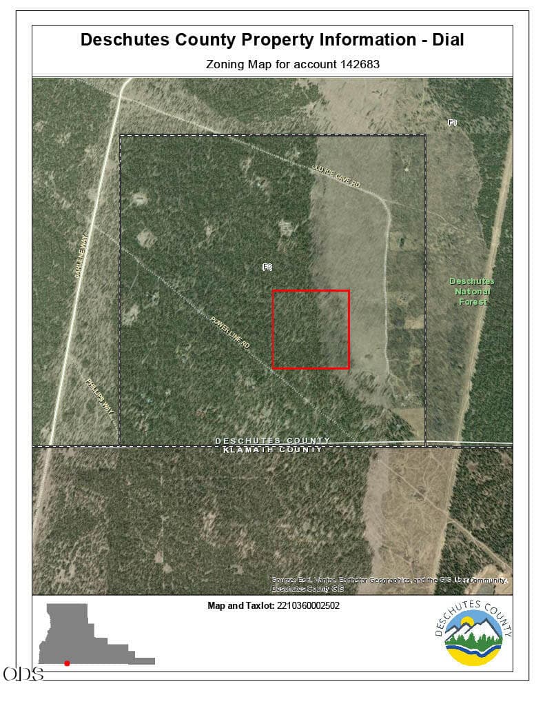 Zoning Map. Photo 5 of 5, 50160 Darlene Way, La Pine, OR 97739