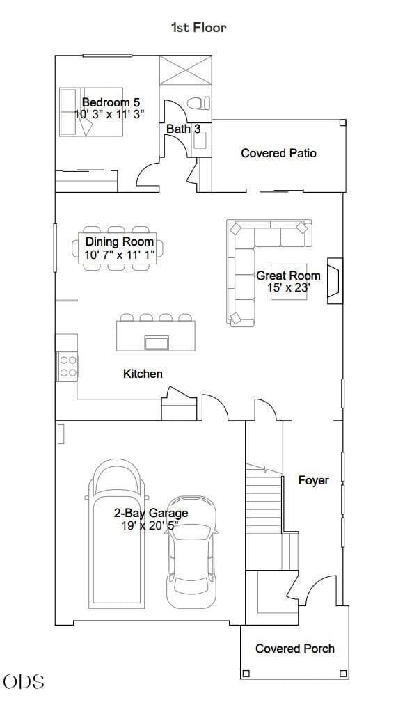 Jasmine 1st floor. Photo 2 of 38, 1228 SW Bonniewood Place, Bend, OR 97702