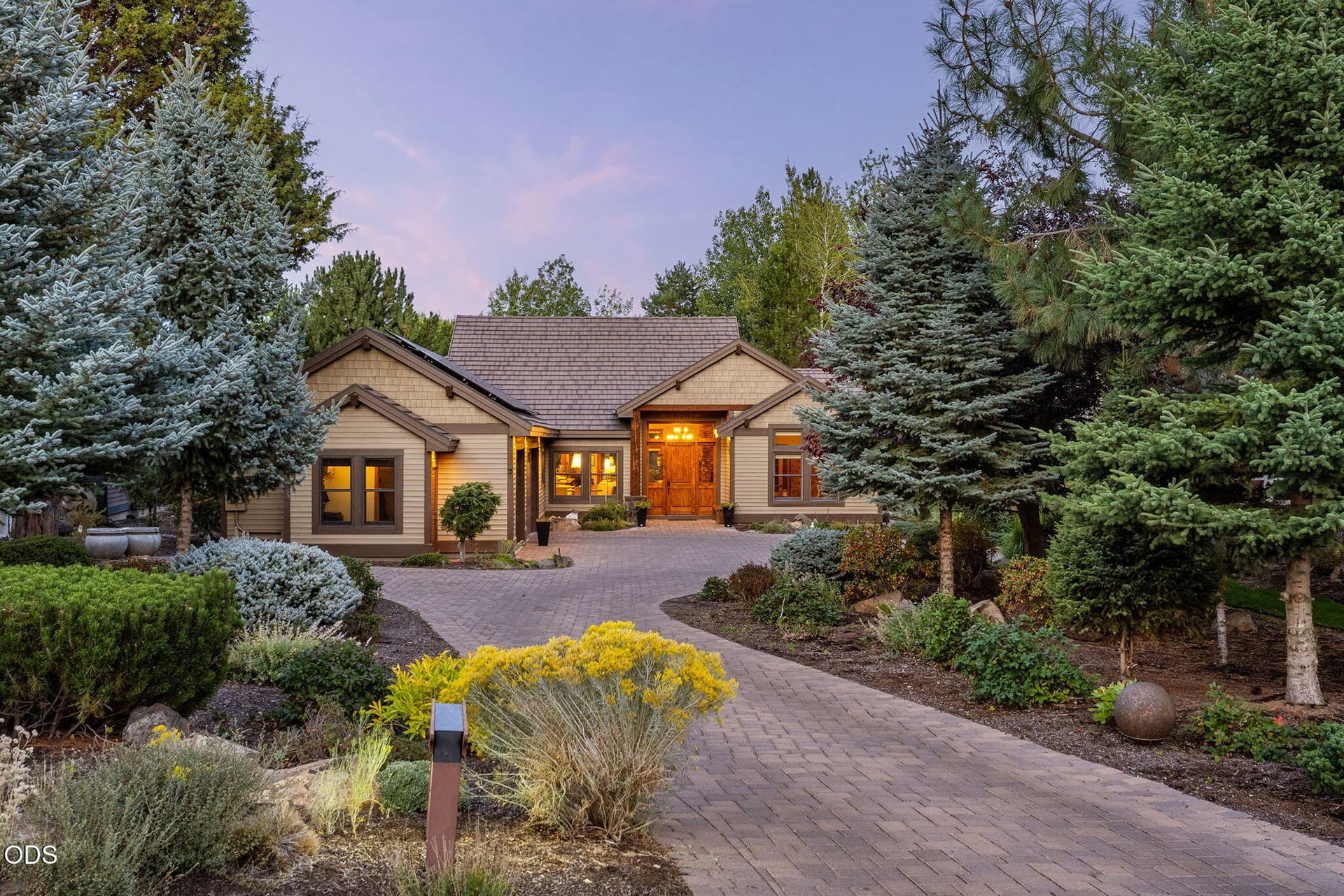 3. Front View Sunset further back. Photo 3 of 45, 61583 Tam McArthur Loop, Bend, OR 97702