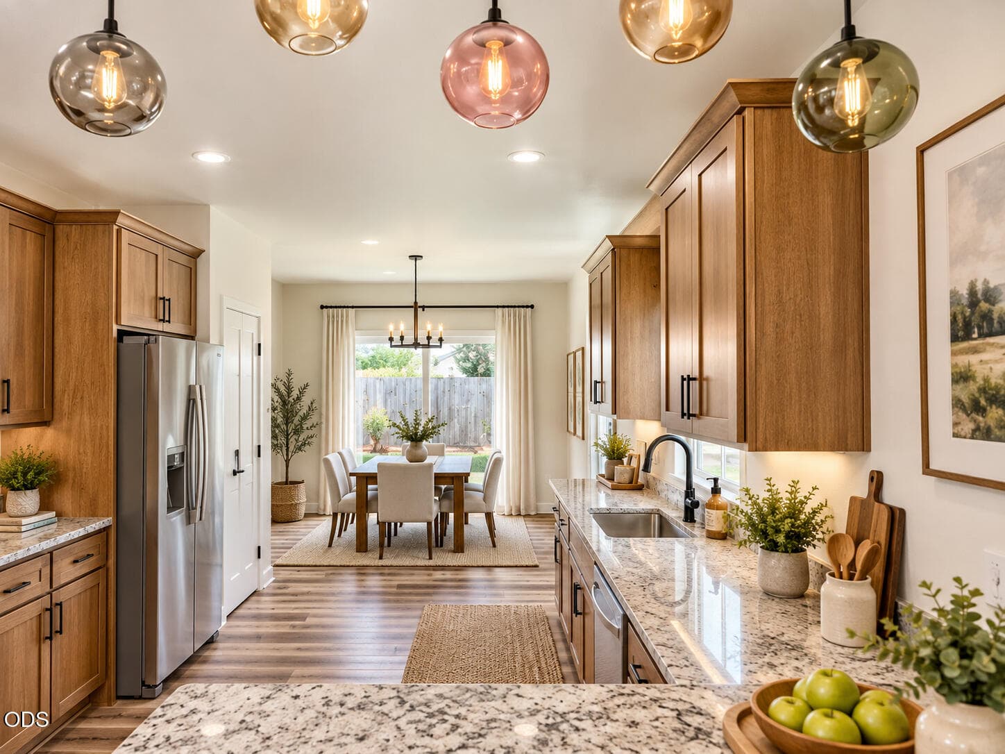 VIRTUAL KITCHEN TO DINING RM. Photo 5 of 25, 728 Dahl Place Unit 17, Medford, OR 97501