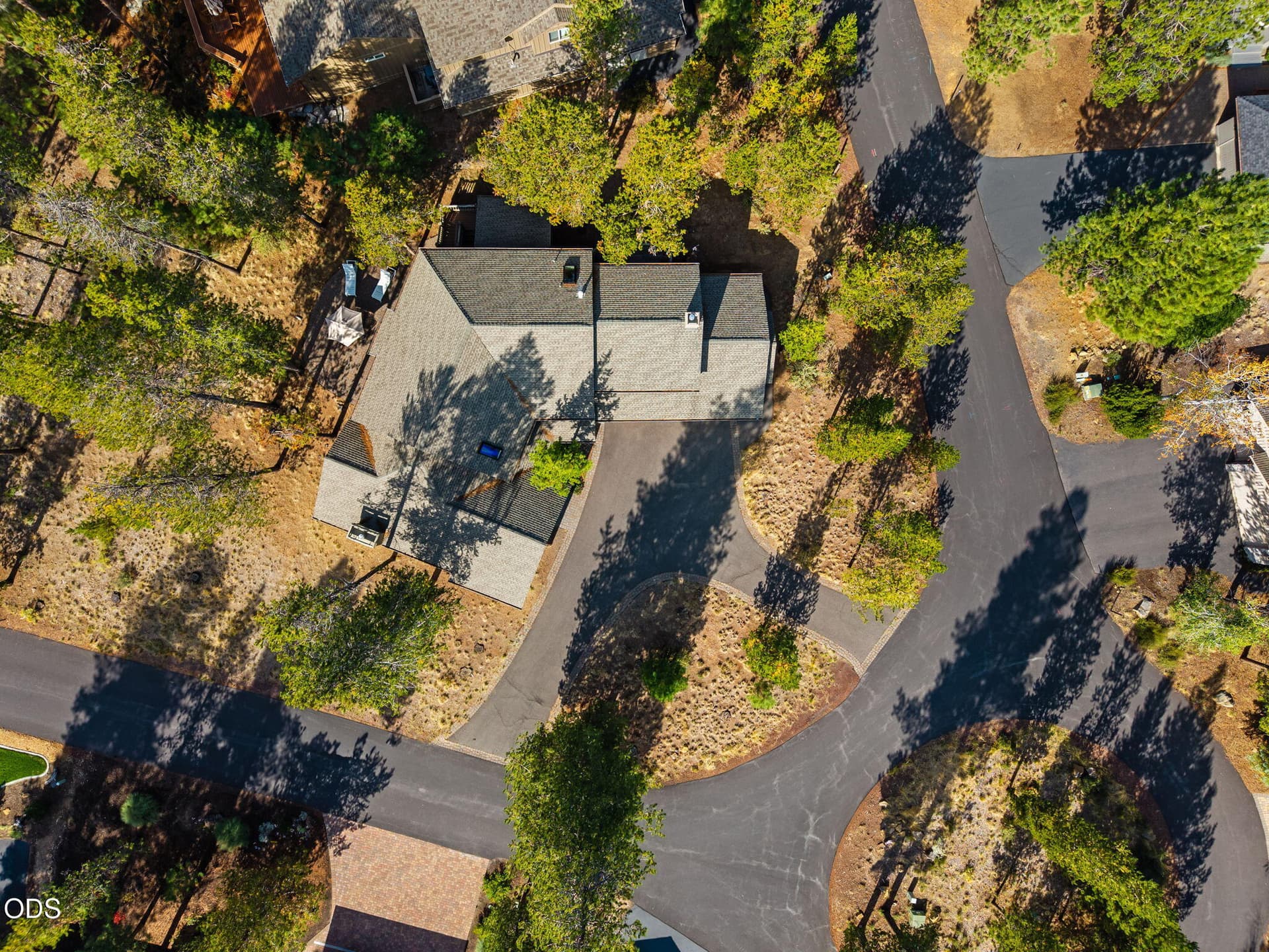 03. Drone Birds Eye. Photo 3 of 72, 18211 Oregon Loop Unit 1, Sunriver, OR 97707