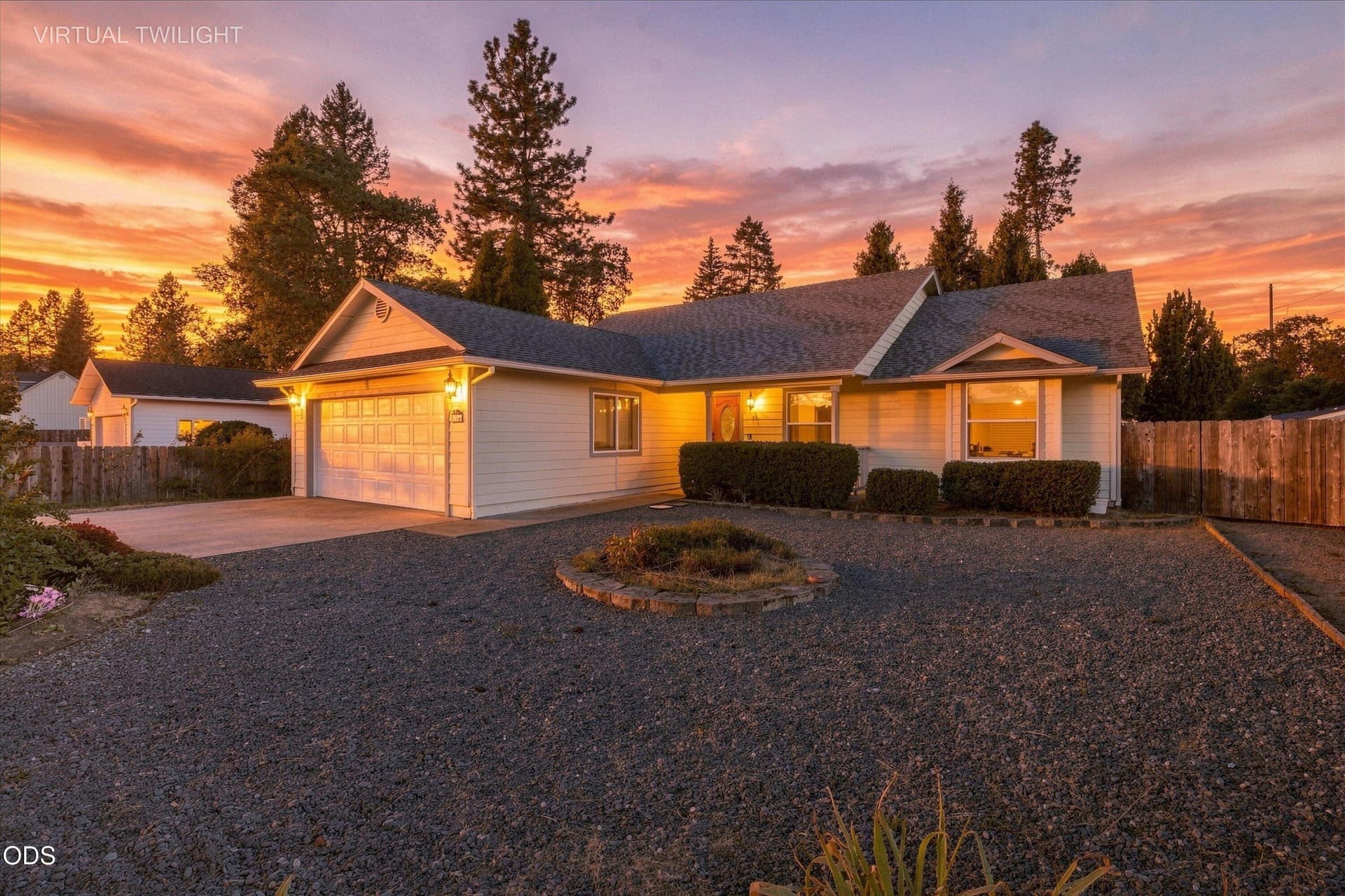 384 Wells Dr. - Twilight. Photo 1 of 32, 384 Wells Drive, Cave Junction, OR 97523