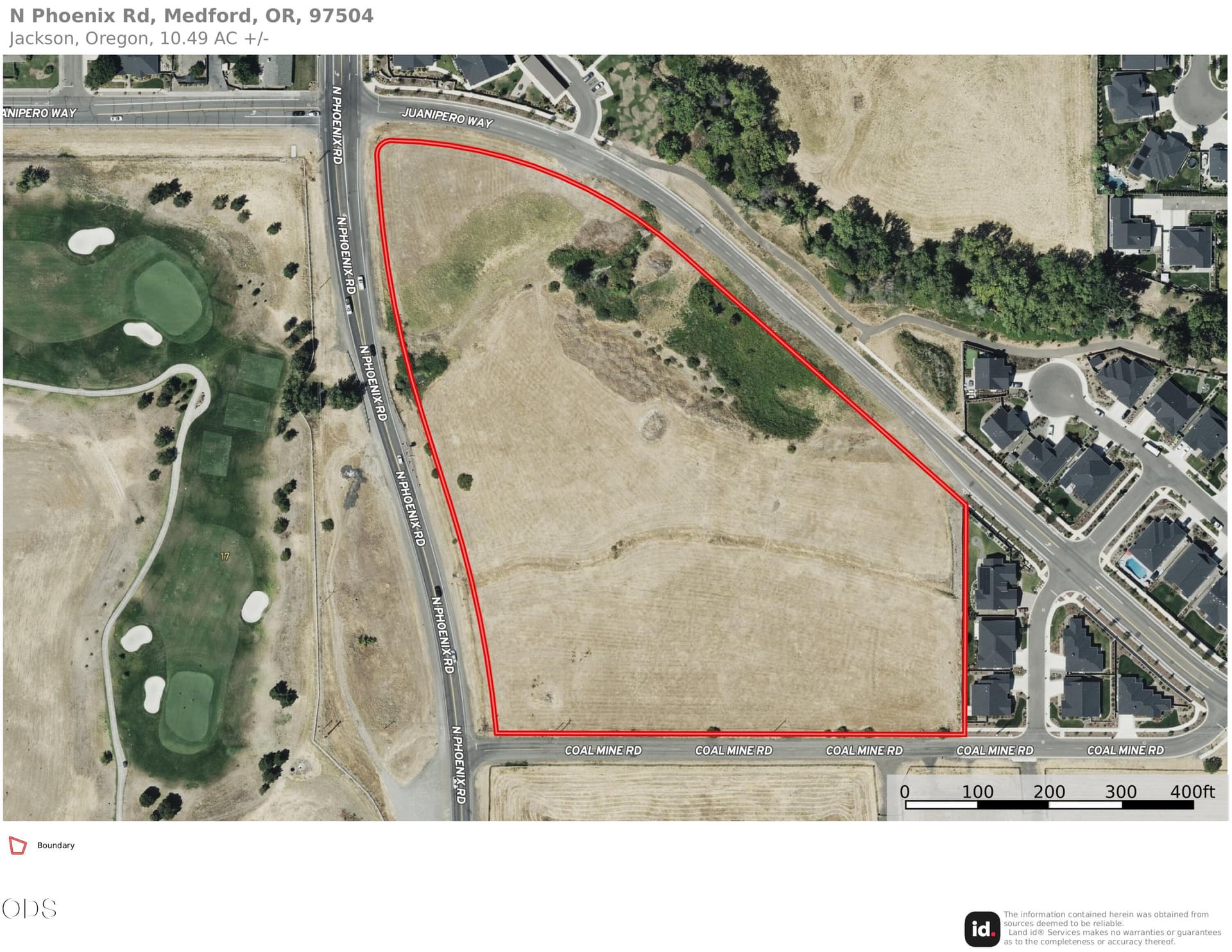 Ariel Boundry Map. Photo 1 of 1, 0 N Phoenix North, Medford, OR 97503