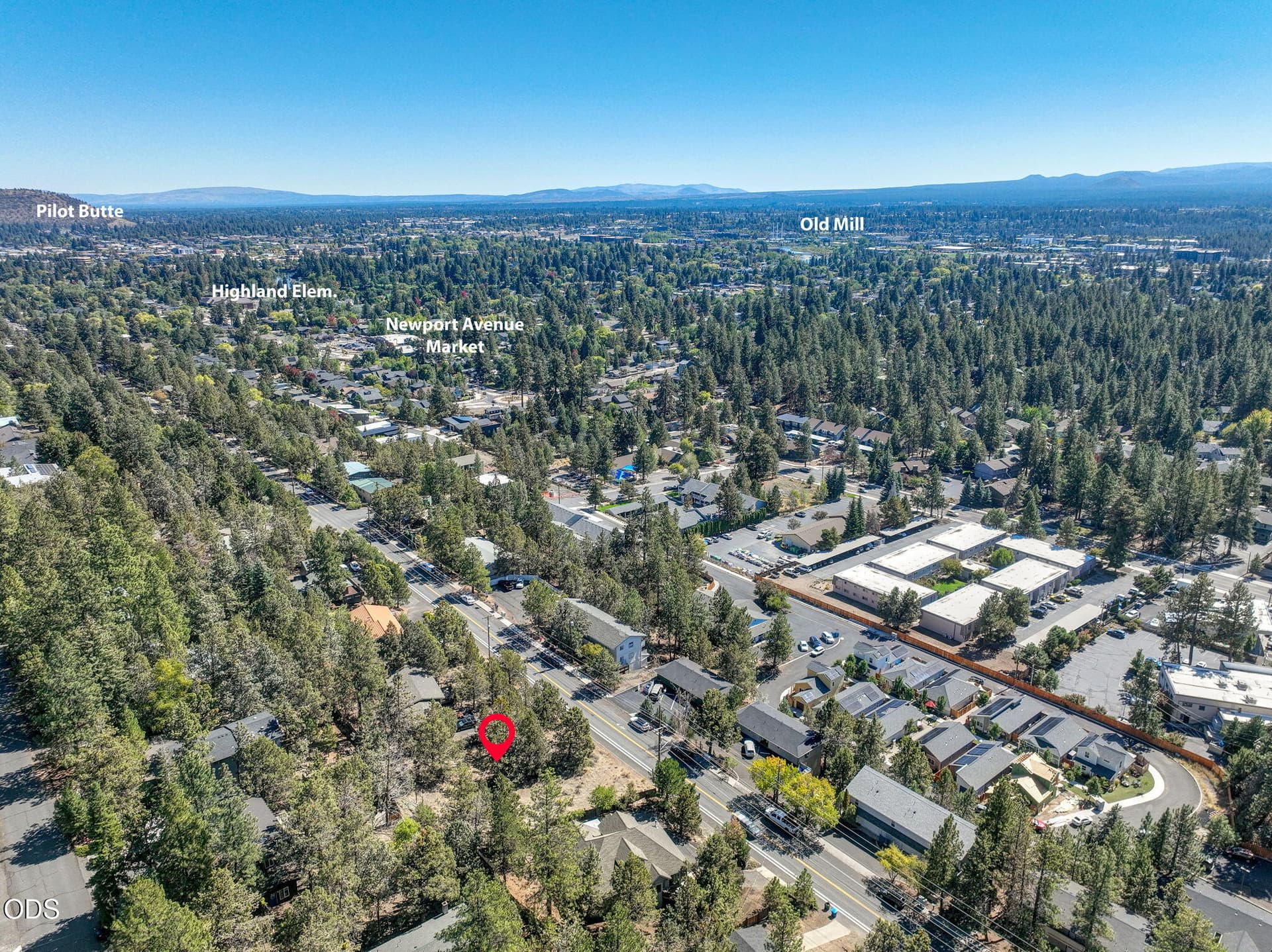 Aerial Shot with Map. Photo 2 of 7, NW Portland Unit Lot 19, Bend, OR 97703