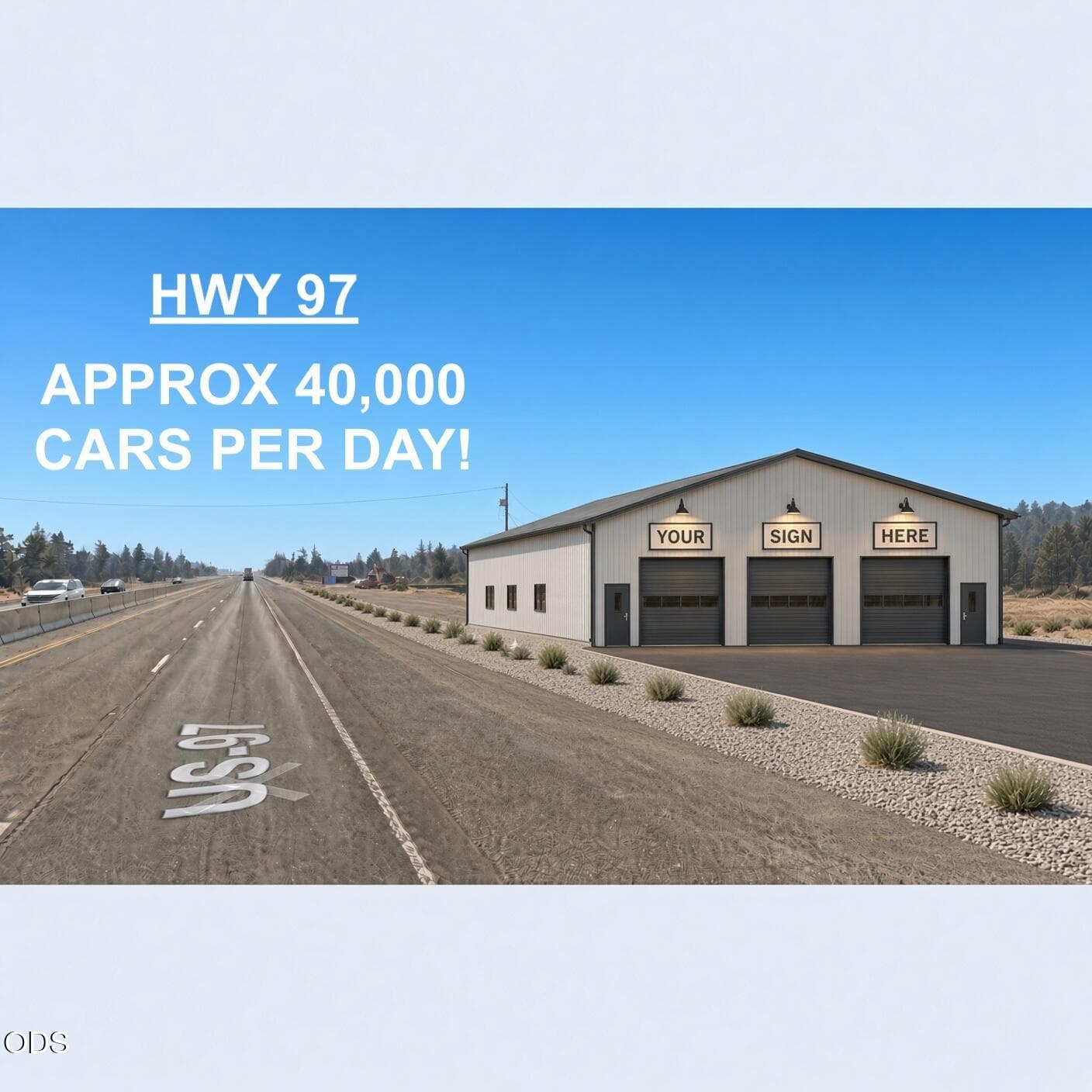 HWY 97 right. Photo 2 of 6, 65315 N Highway 97, Bend, OR 97701