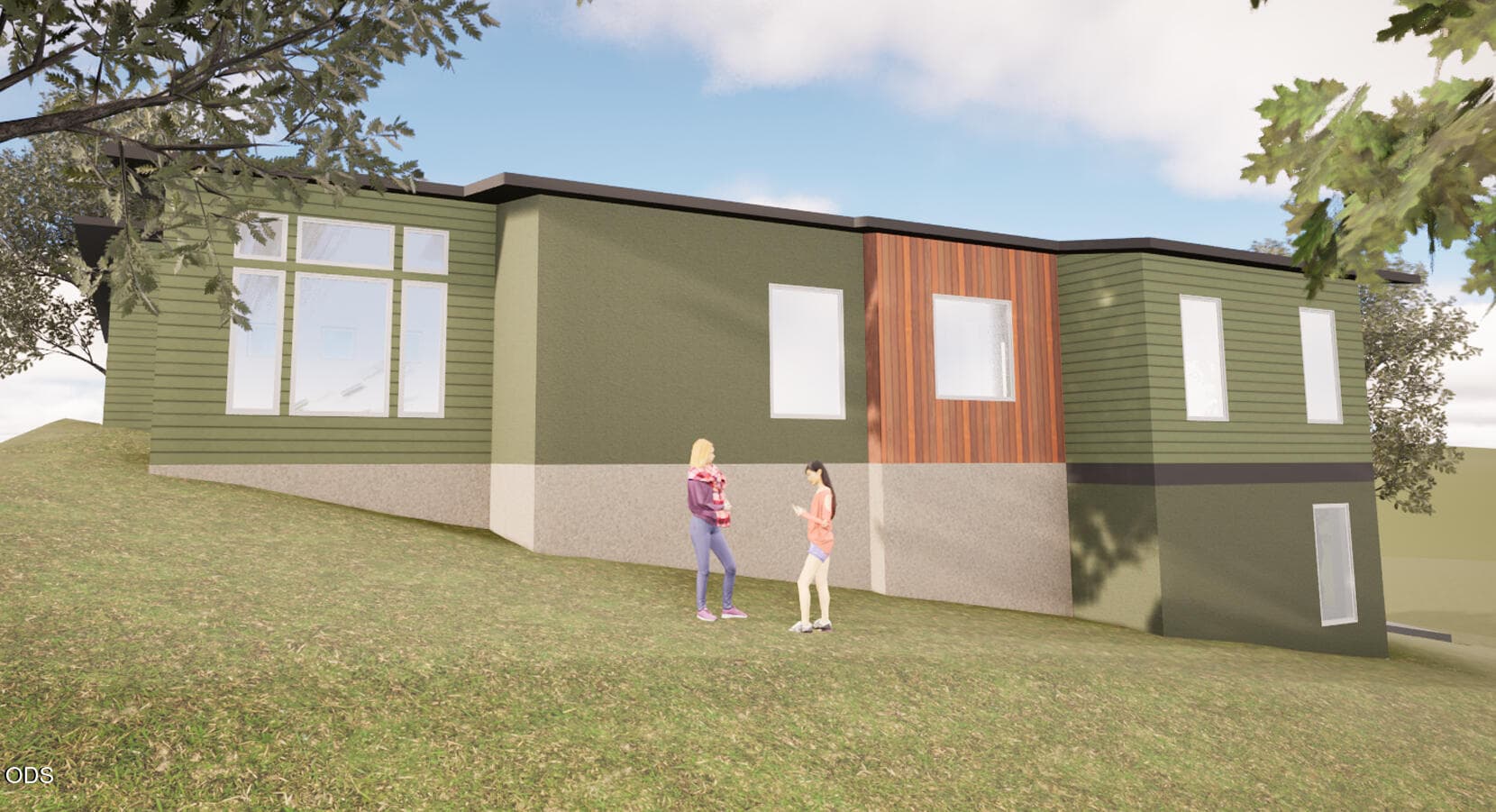 Lot 3 Rendering - View 4. Photo 4 of 78, 119 Pine Street, Ashland, OR 97520