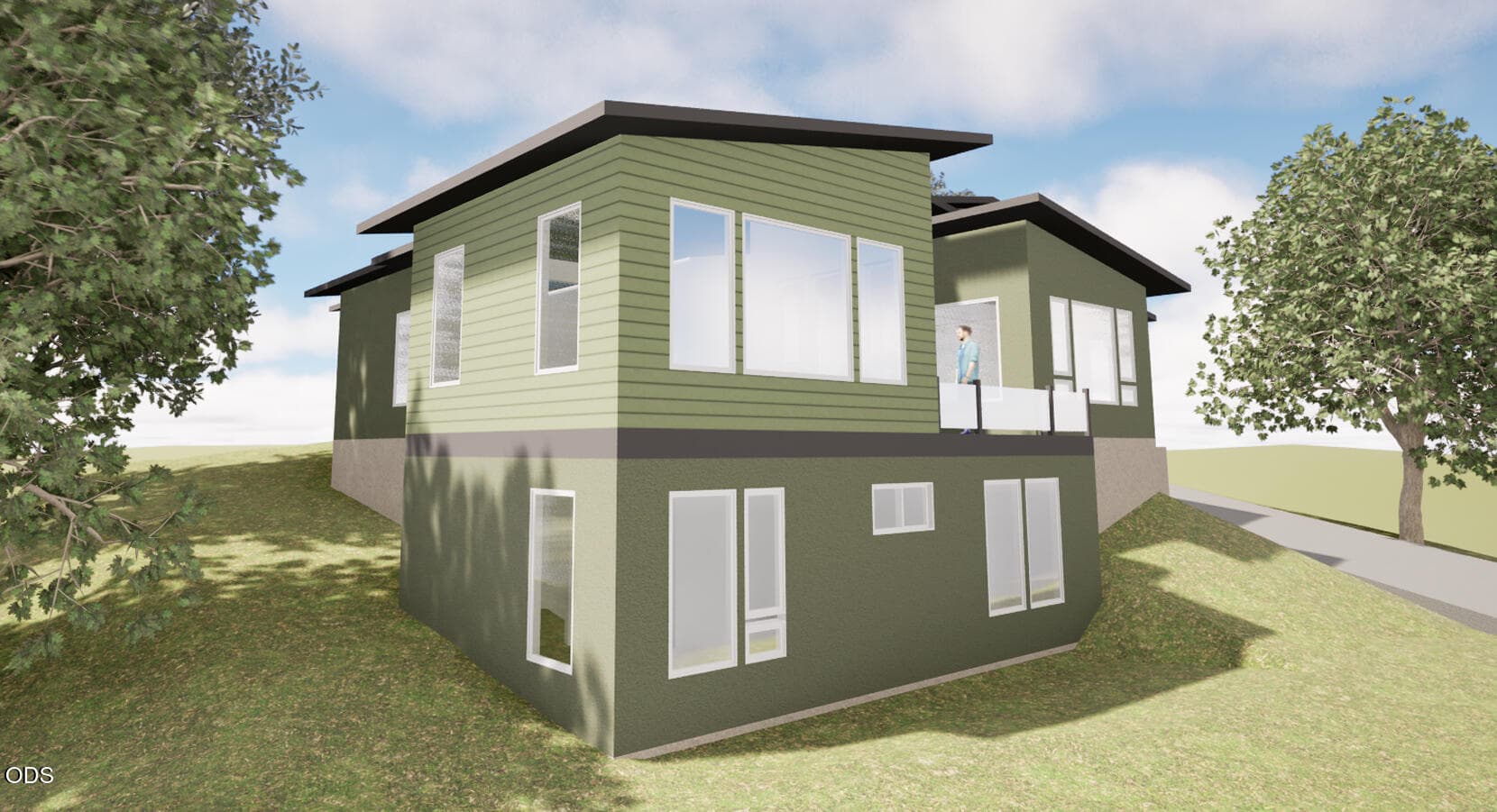 Lot 3 Rendering - View 1 (8). Photo 3 of 78, 119 Pine Street, Ashland, OR 97520