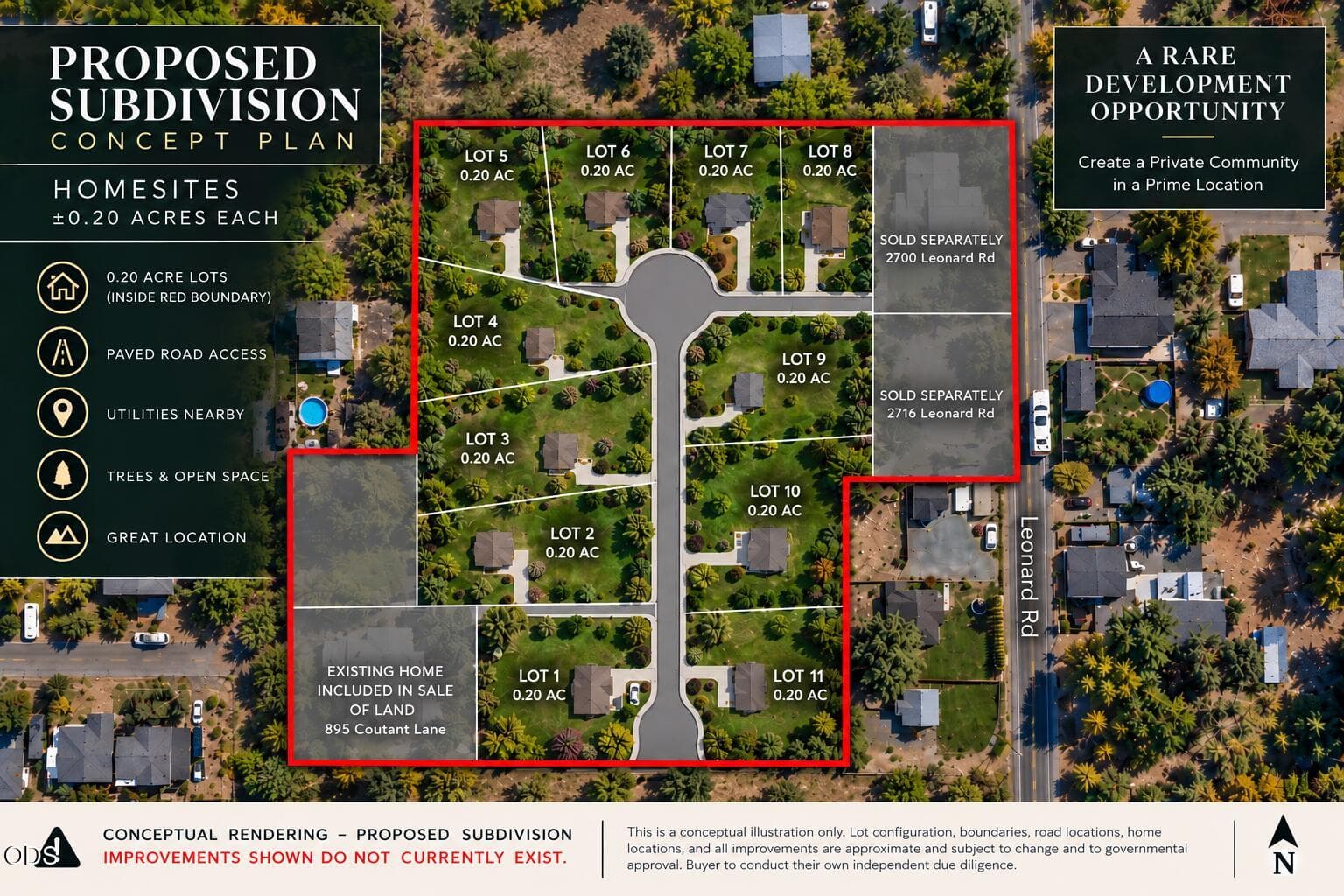 Coutant subdivision example need approva. Photo 4 of 31, 895 Coutant Lane, Grants Pass, OR 97527