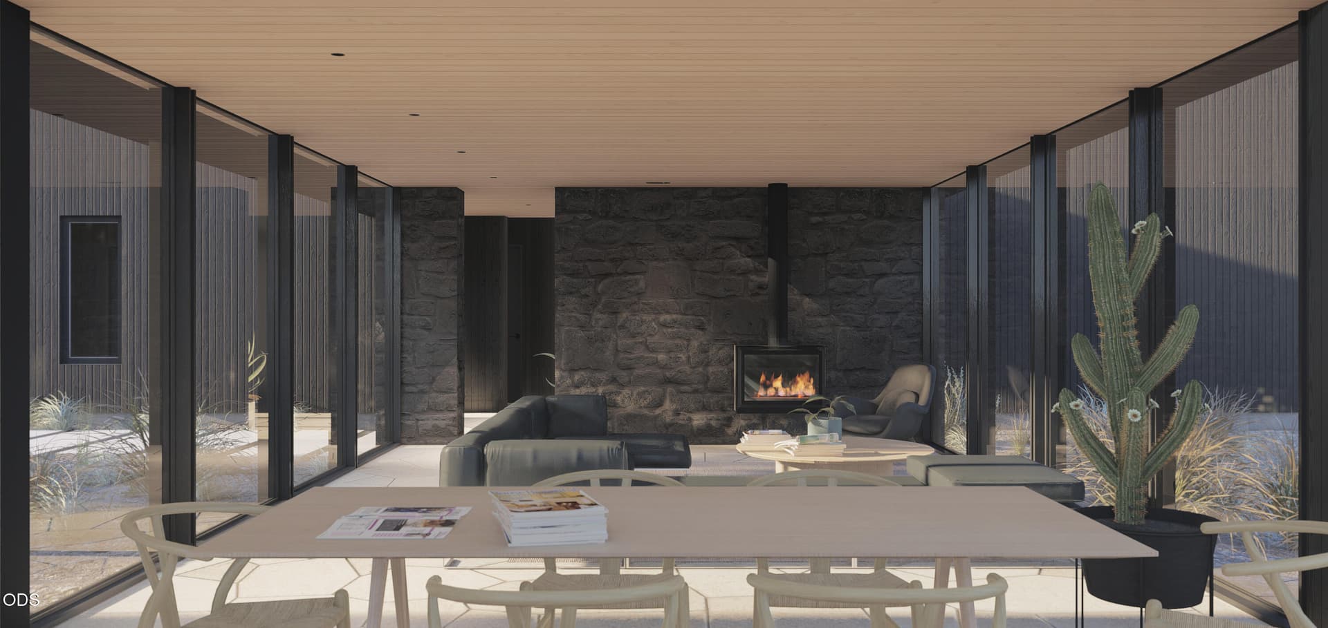 Fireplace. Photo 3 of 16, 69800 Camp Polk Road, Sisters, OR 97759
