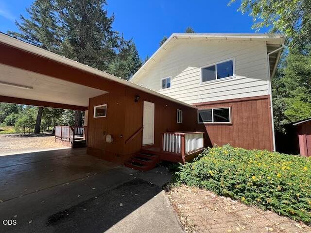 BACK PORCH. Photo 3 of 22, 2300 Thompson Creek Road, Selma, OR 97538