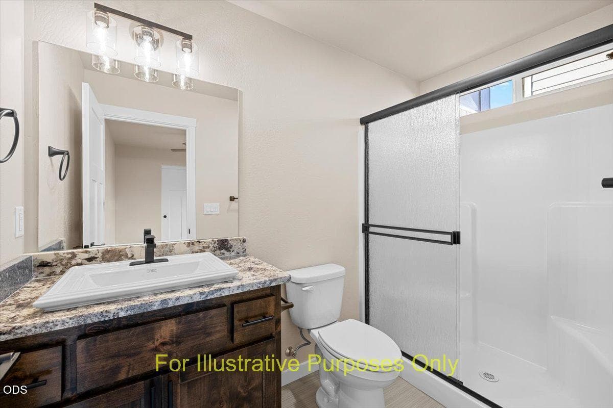Downstairs bathroom. Photo 5 of 16, 7871 Houston Loop, White City, OR 97503