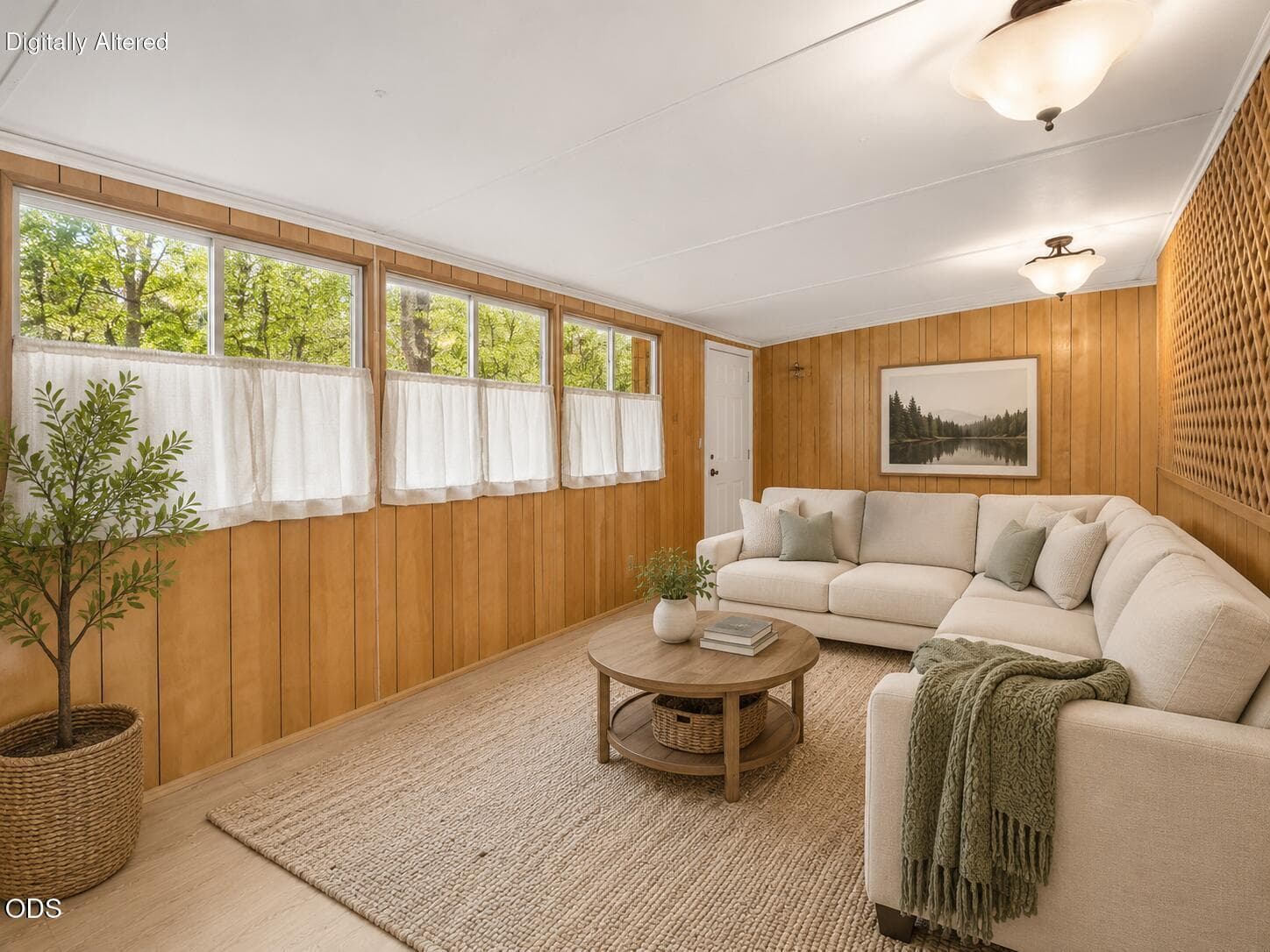 Living Room Staged. Photo 4 of 23, 52070 Elderberry Lane, La Pine, OR 97739