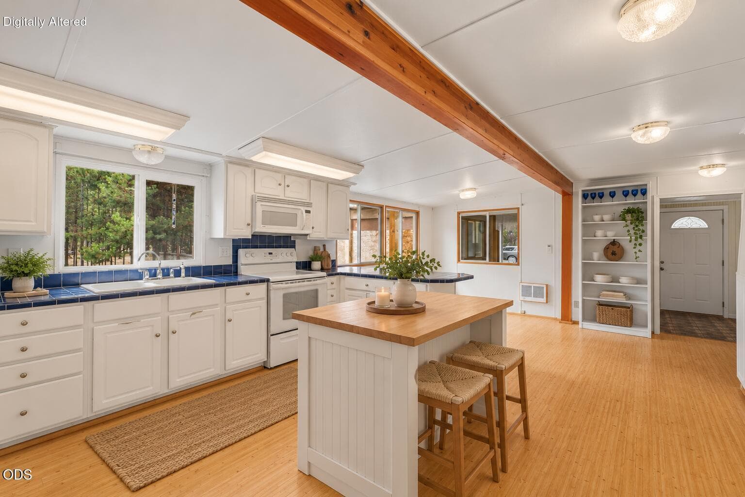Kitchen Staged. Photo 2 of 23, 52070 Elderberry Lane, La Pine, OR 97739