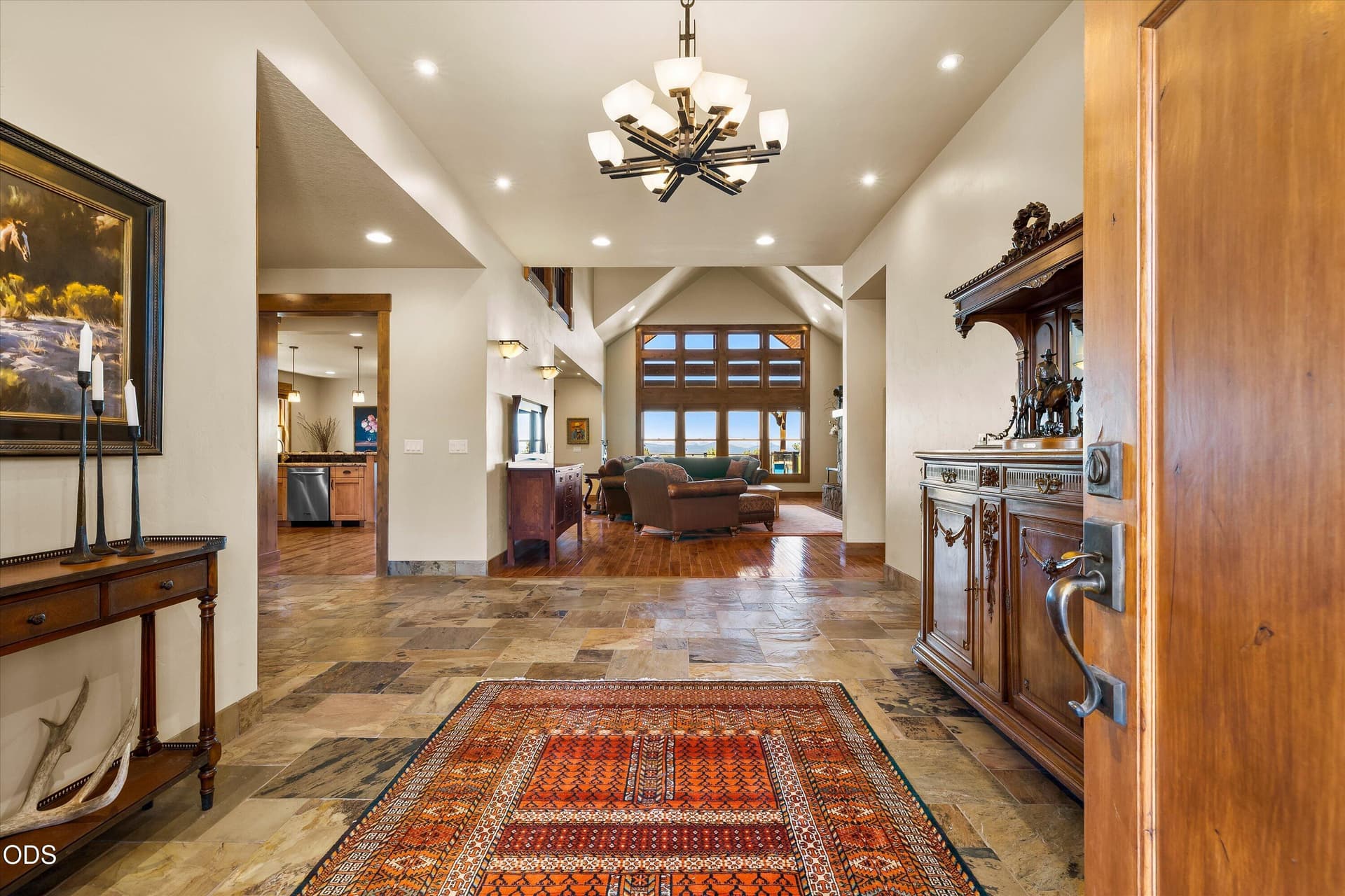 Grand Foyer. Photo 5 of 47, 15361 SW Branding Iron Court, Powell Butte, OR 97753