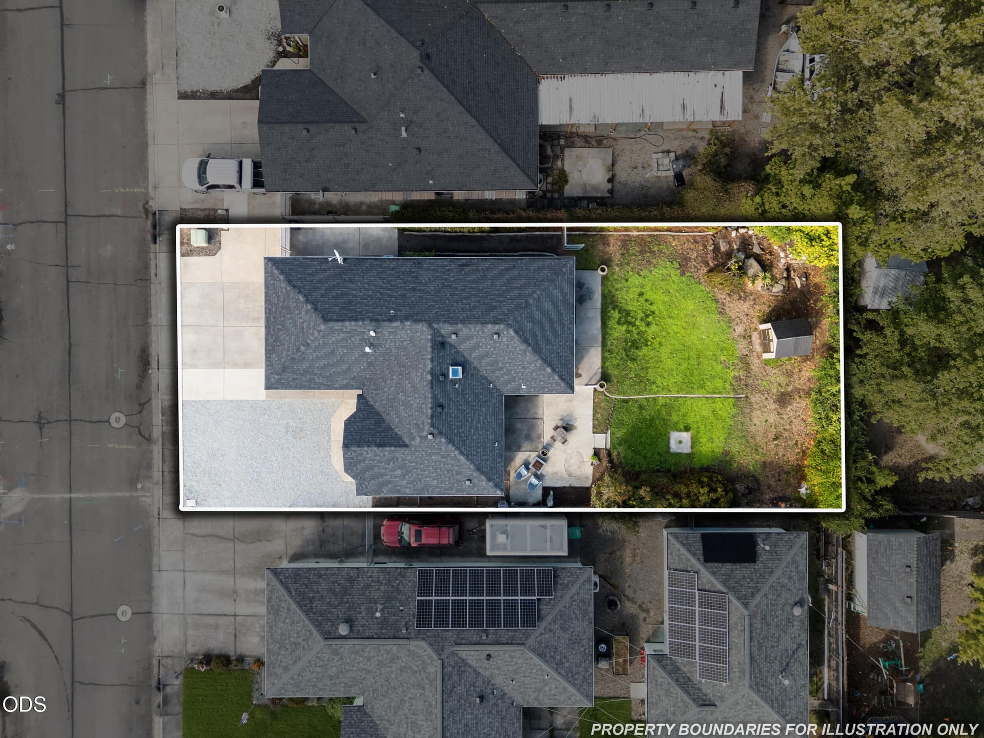 Aerial View of Lot. Photo 2 of 45, 1003 Juanita Way, Central Point, OR 97502