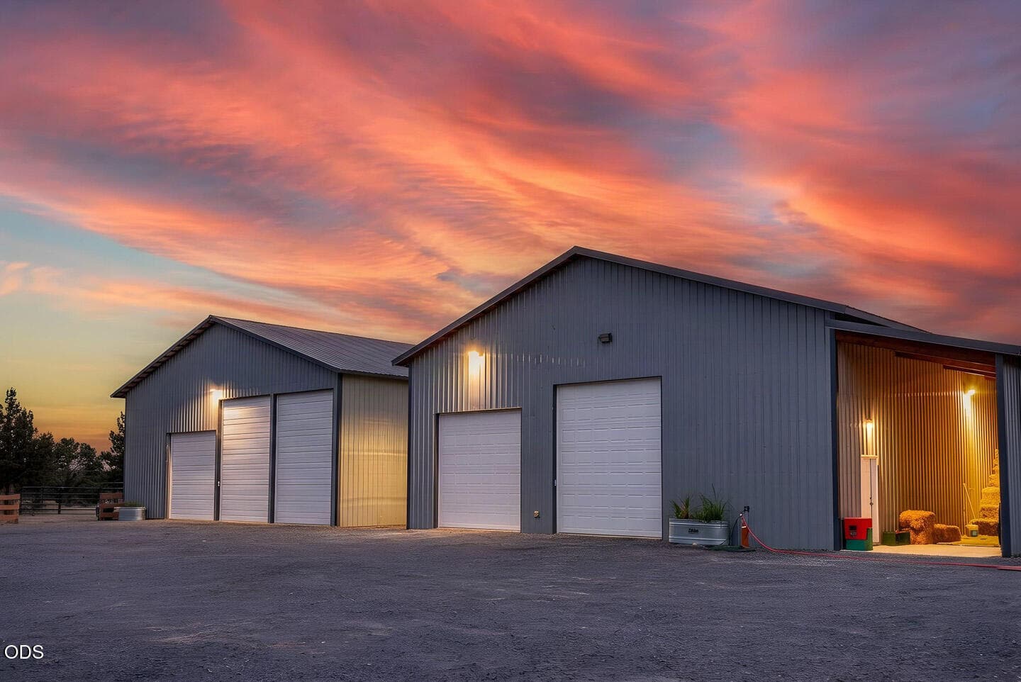Shop and Barn Sunset. Photo 4 of 64, 2791 NW Lexie Lane, Redmond, OR 97756