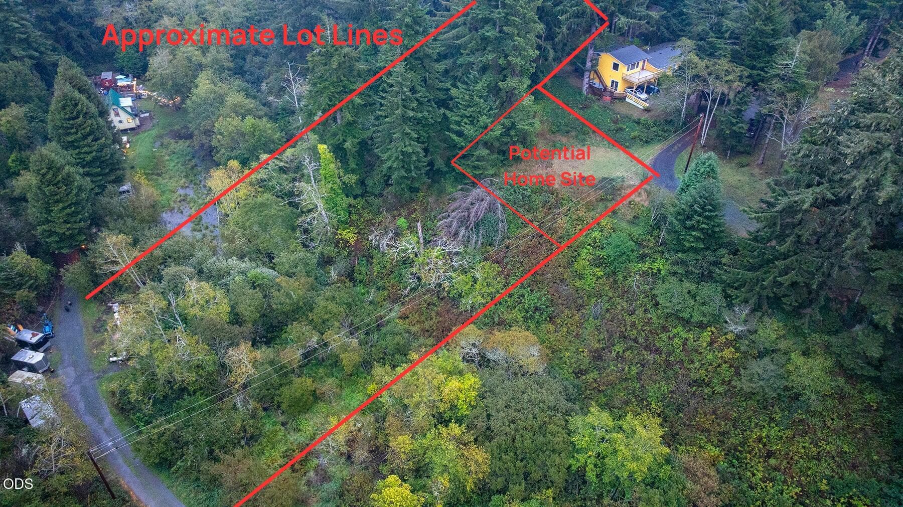 Approximate Lot Lines. Photo 5 of 8, 0 Cody Road, Bandon, OR 97411