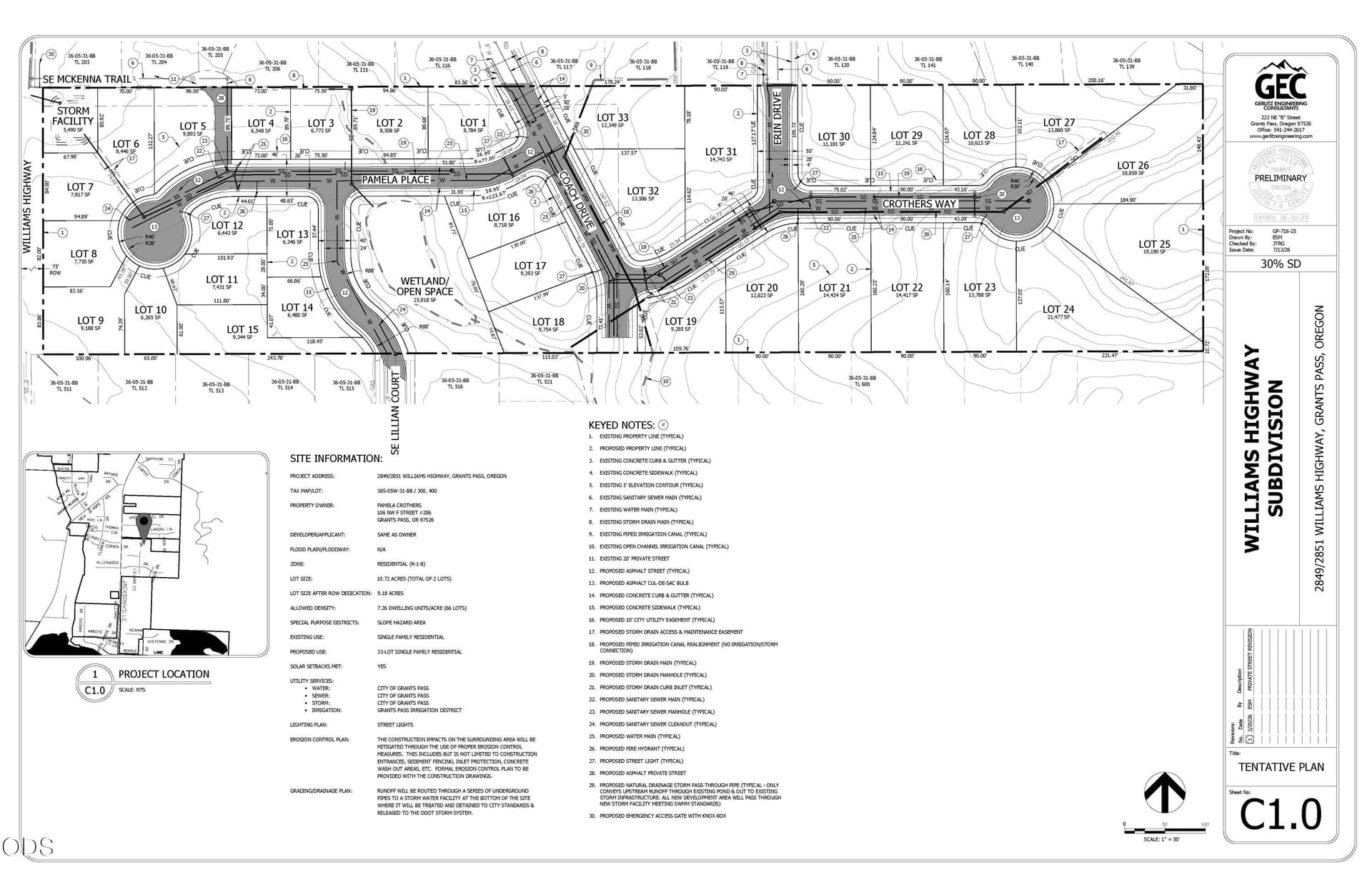 GP716.TentativePlan(7-13-26). Photo 4 of 37, 2849 Williams Highway, Grants Pass, OR 97527
