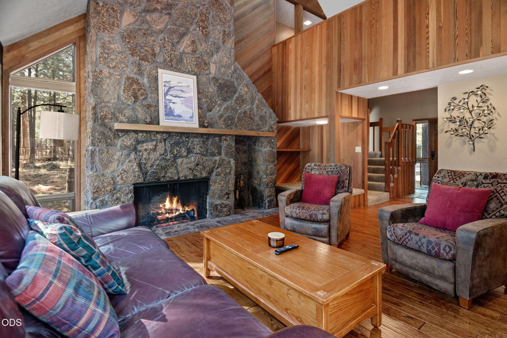 Wood Fireplace. Photo 5 of 38, 70616 Heather Unit SM 198, Black Butte Ranch, OR 97759