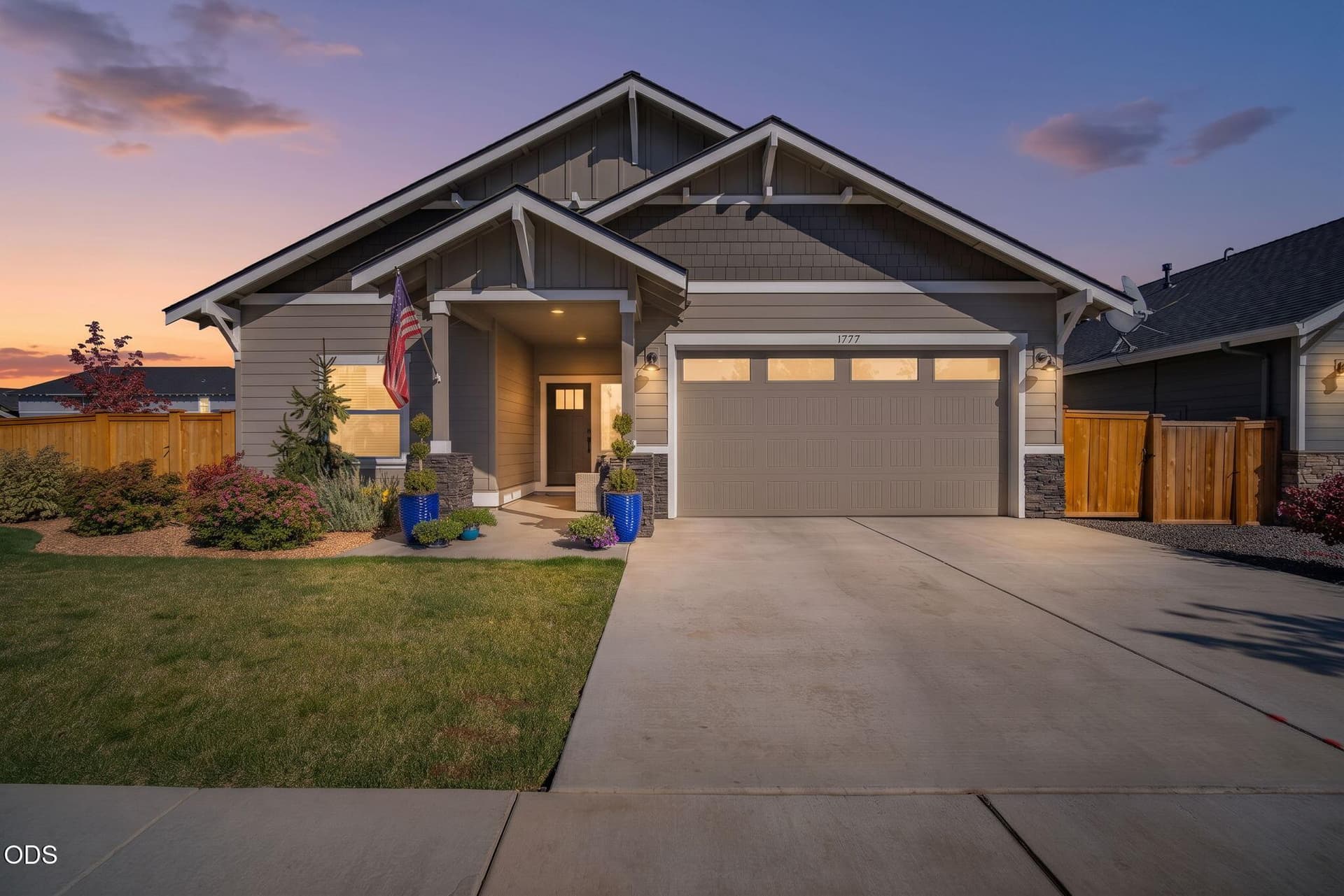 1-web-or-mls-1777 NW Hemlock-01 Twilight. Photo 1 of 48, 1777 NW Hemlock Avenue, Redmond, OR 97756