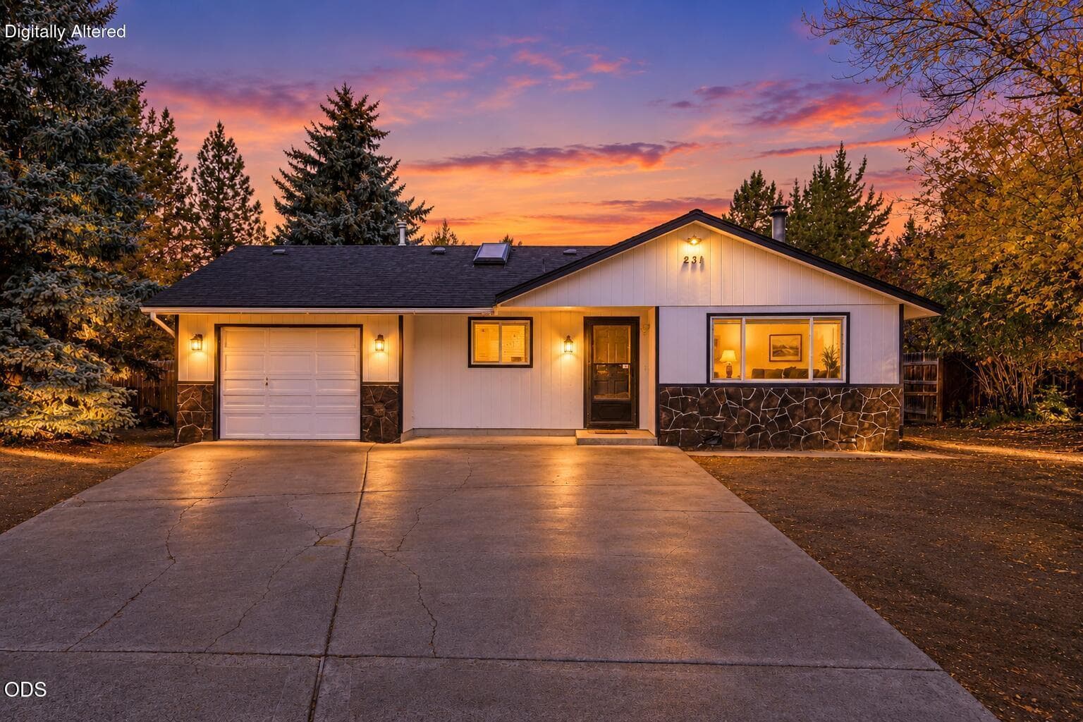 Twilight. Photo 1 of 48, 231 SE Airpark Drive, Bend, OR 97702
