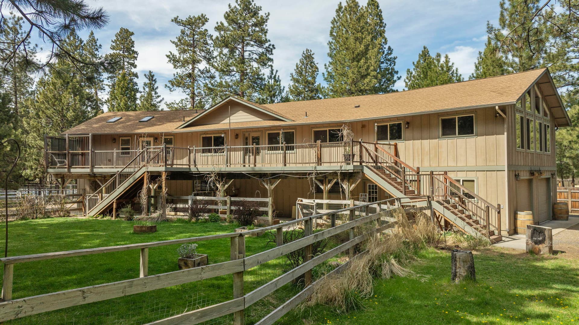 Front of the home. Photo 1 of 57, 14590 Mountain View Loop, Sisters, OR 97759