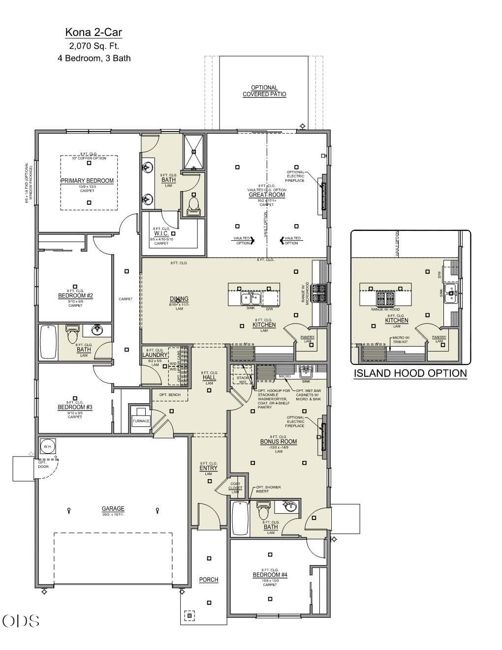 Floorplan (Garage Left). Photo 2 of 2, 4107 SW Pumice Lane Unit 61, Redmond, OR 97756