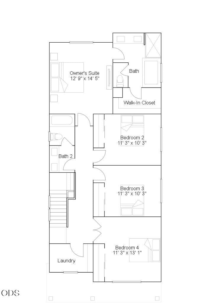 Clark Floorplan 2nd. Photo 3 of 24, 1295 SW Silver Lake Blvd Boulevard, Bend, OR 97702