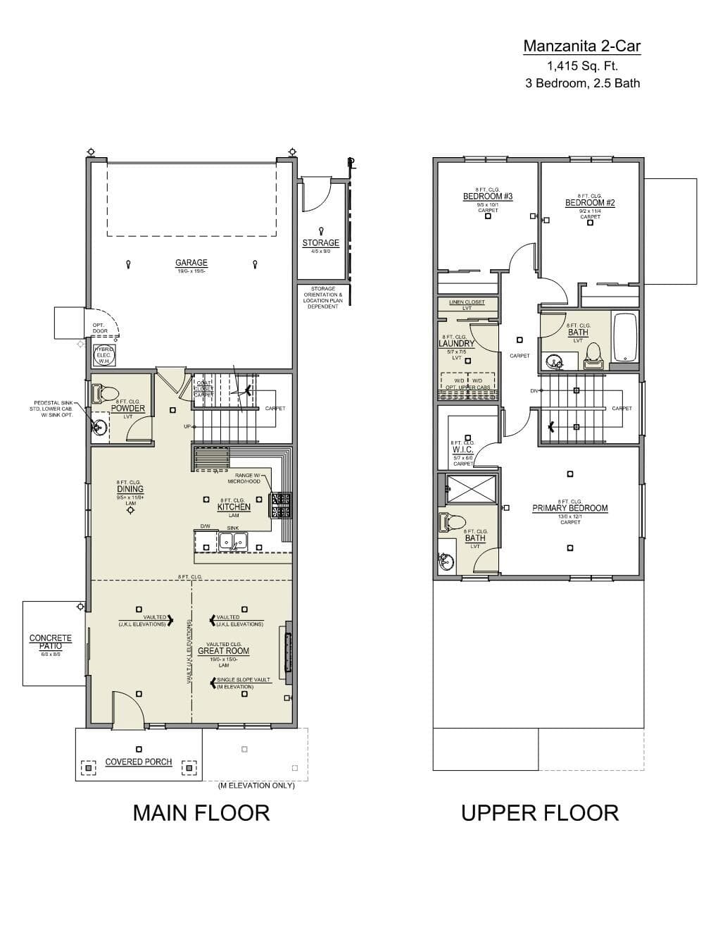 Floor Plan. Photo 3 of 49, 4153 SW Pumice Avenue Unit 107, Redmond, OR 97756
