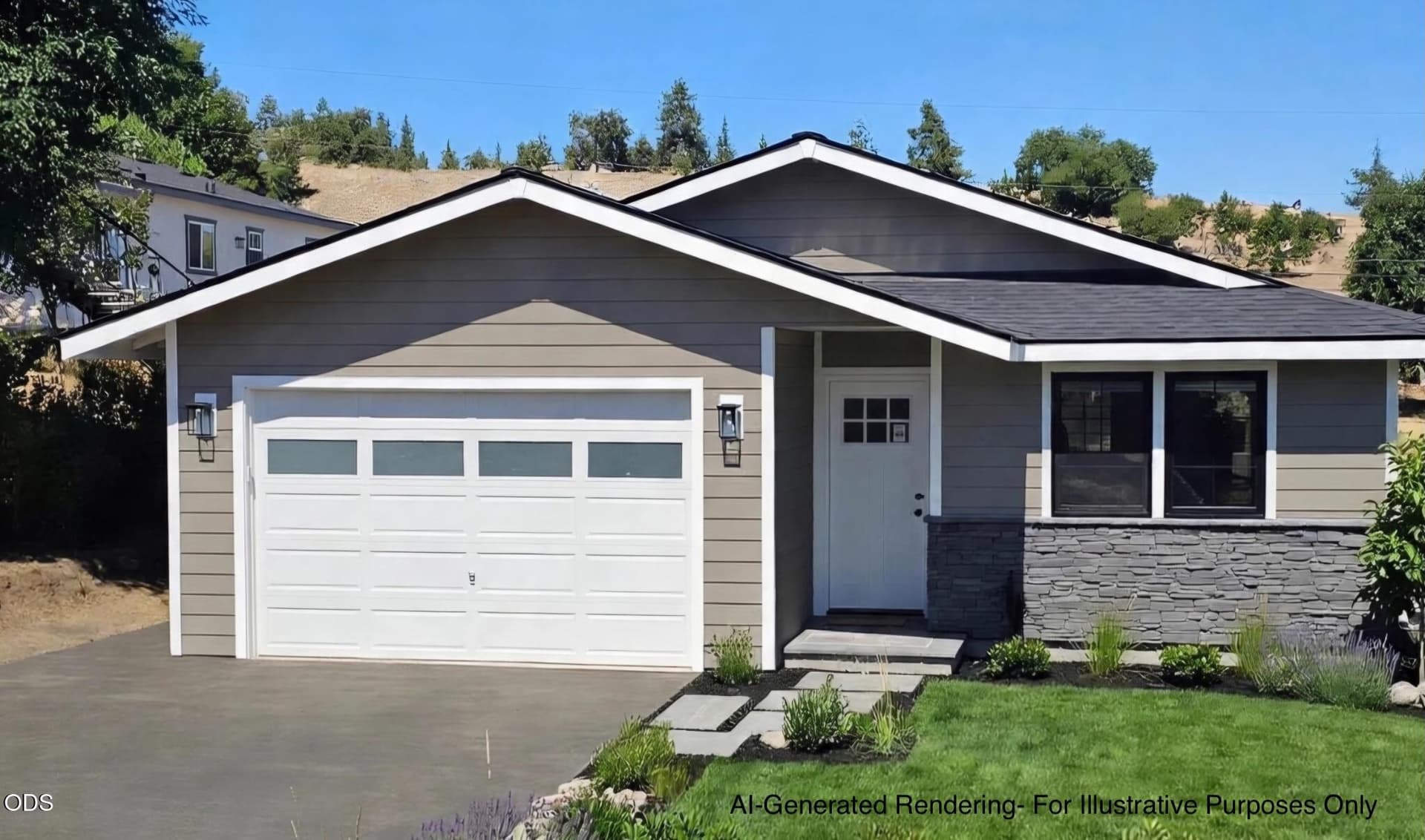 Illustrative home exterior. Photo 1 of 1, 124 NE Jefferson Street, Madras, OR 97741