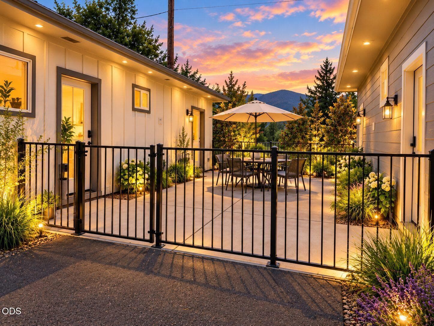 02_Twilight Courtyard Dining Retreat. Photo 2 of 10, 166 N. Mountain Ave., Ashland, OR 97520