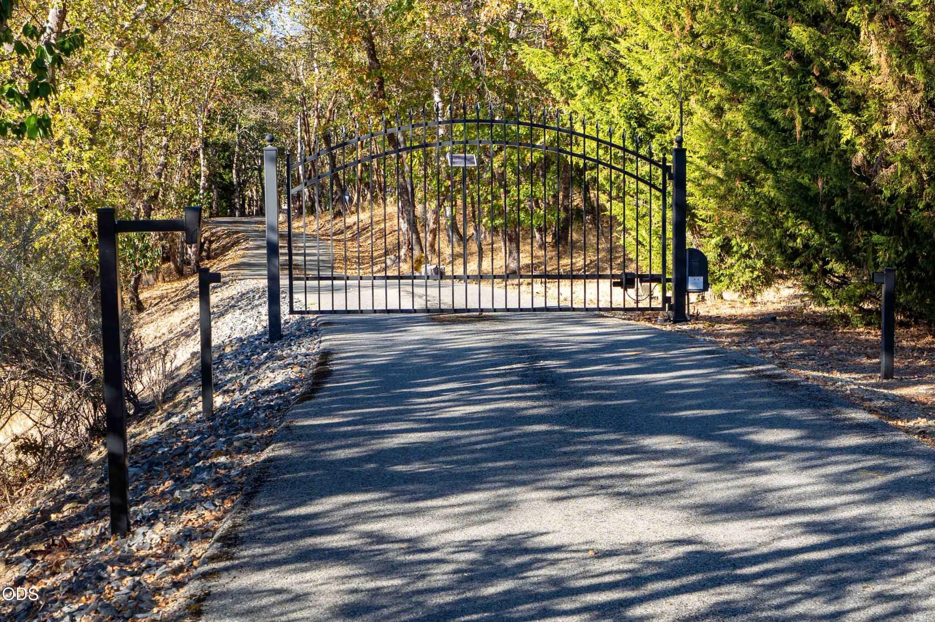 Privacy gate. Photo 5 of 94, 4902 Upper River Road, Grants Pass, OR 97526