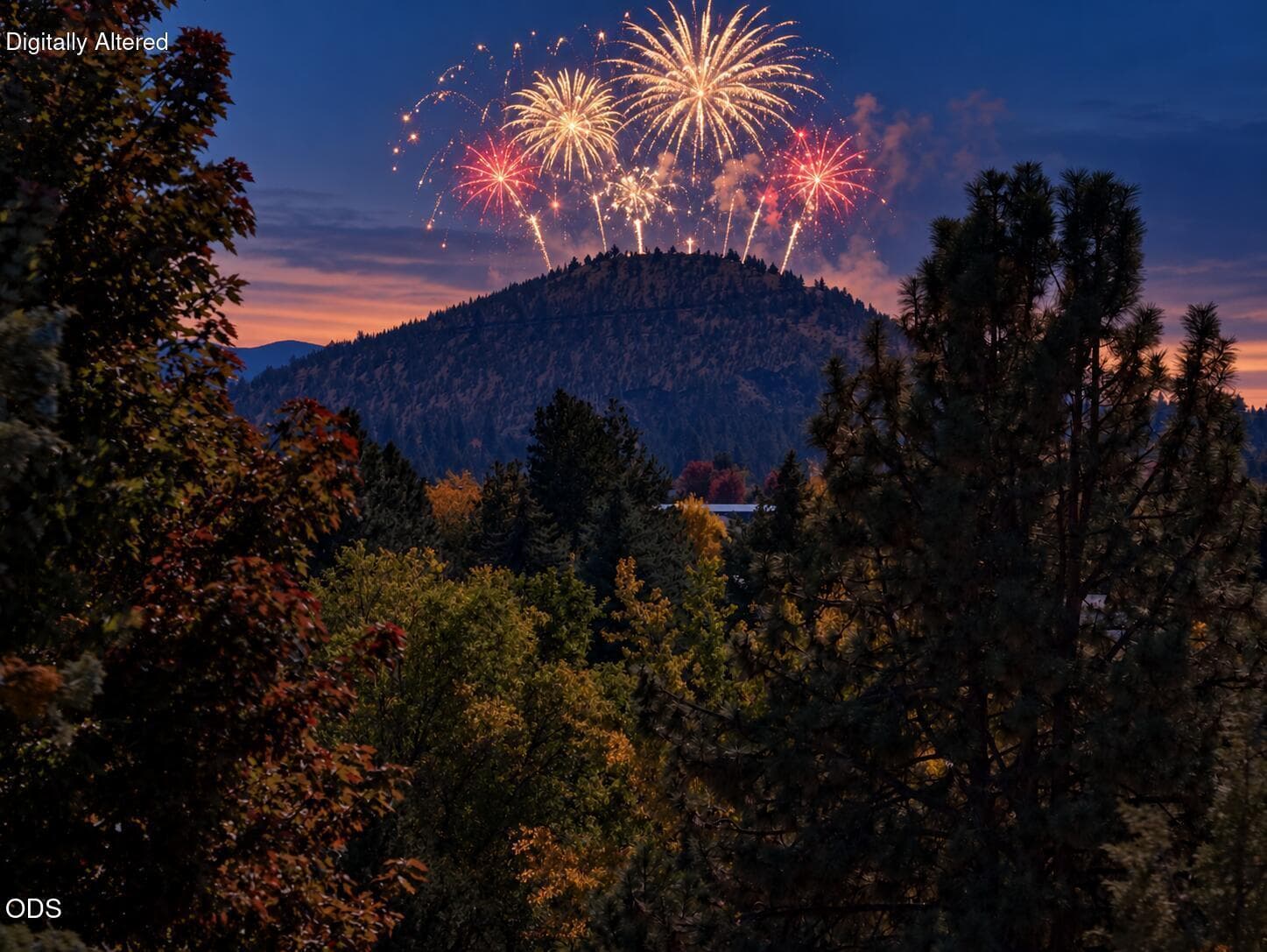 Blue Hour Fireworks Over the Butte. Photo 1 of 27, 20781 NE Horizon Ridge Place, Bend, OR 97701