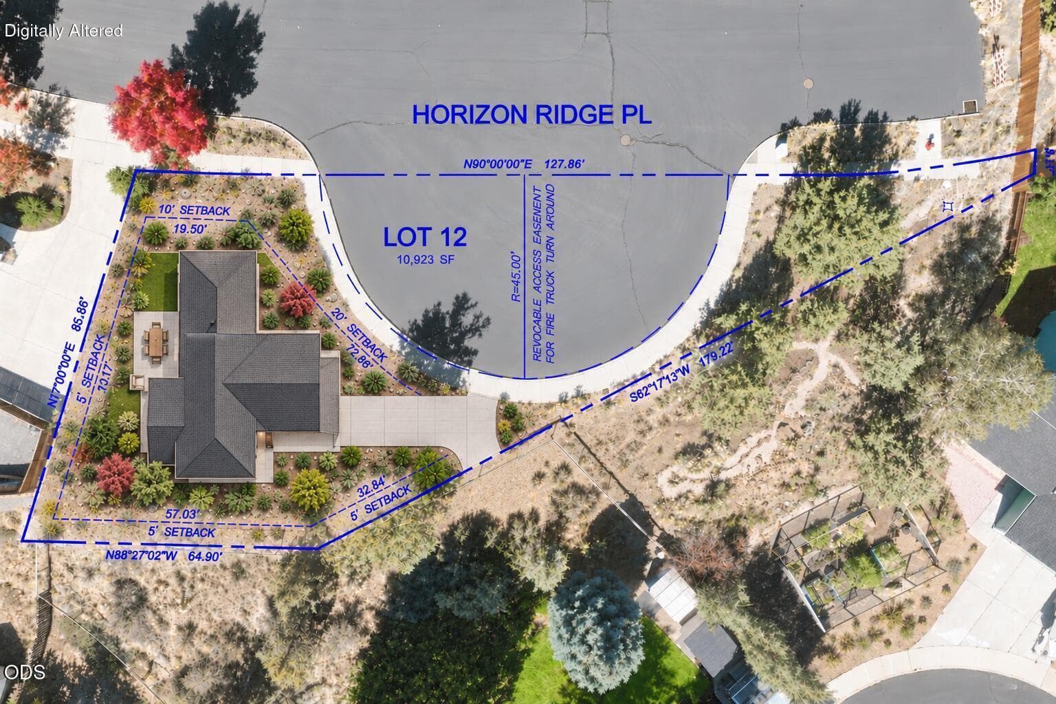 Blueprint Overlay Home on Cul-de-Sac (1). Photo 3 of 27, 20781 NE Horizon Ridge Place, Bend, OR 97701