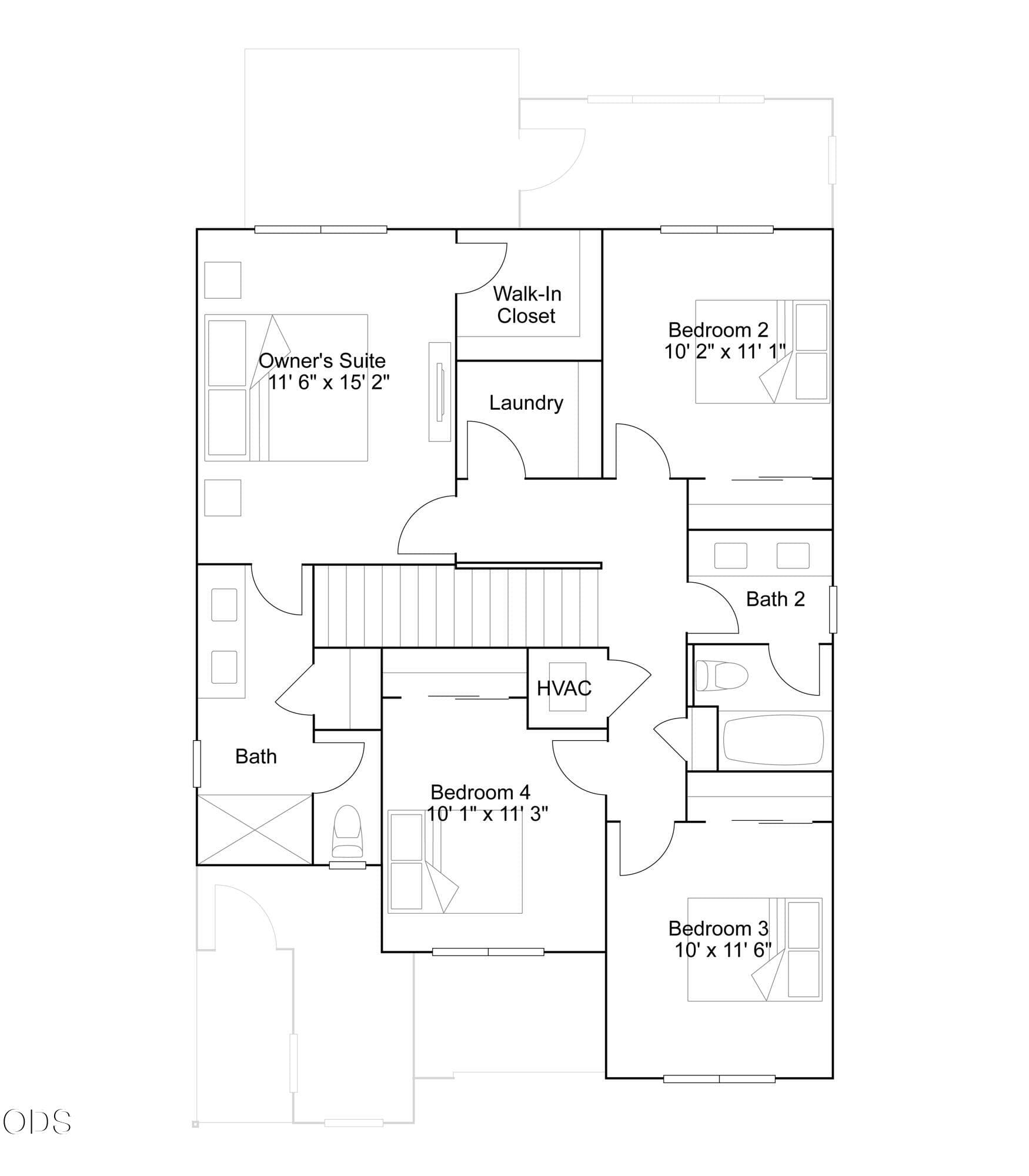 POR_1876_FP_Fairview_SecondFloor_Overlay. Photo 2 of 17, 20655 Town Dr, Bend, OR 97701