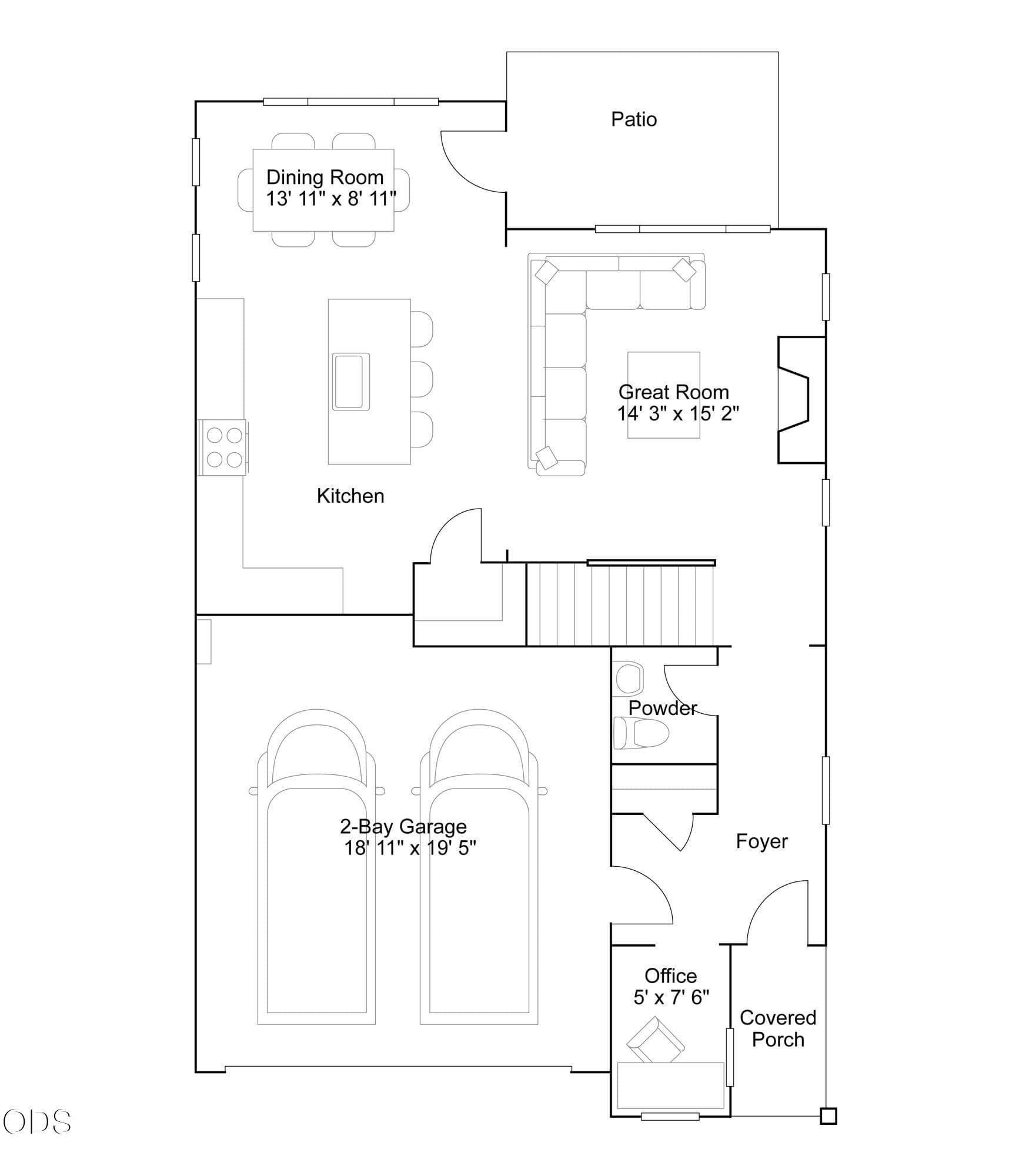 POR_1876_FP_Fairview_FirstFloor_Overlay. Photo 3 of 17, 20655 Town Dr, Bend, OR 97701