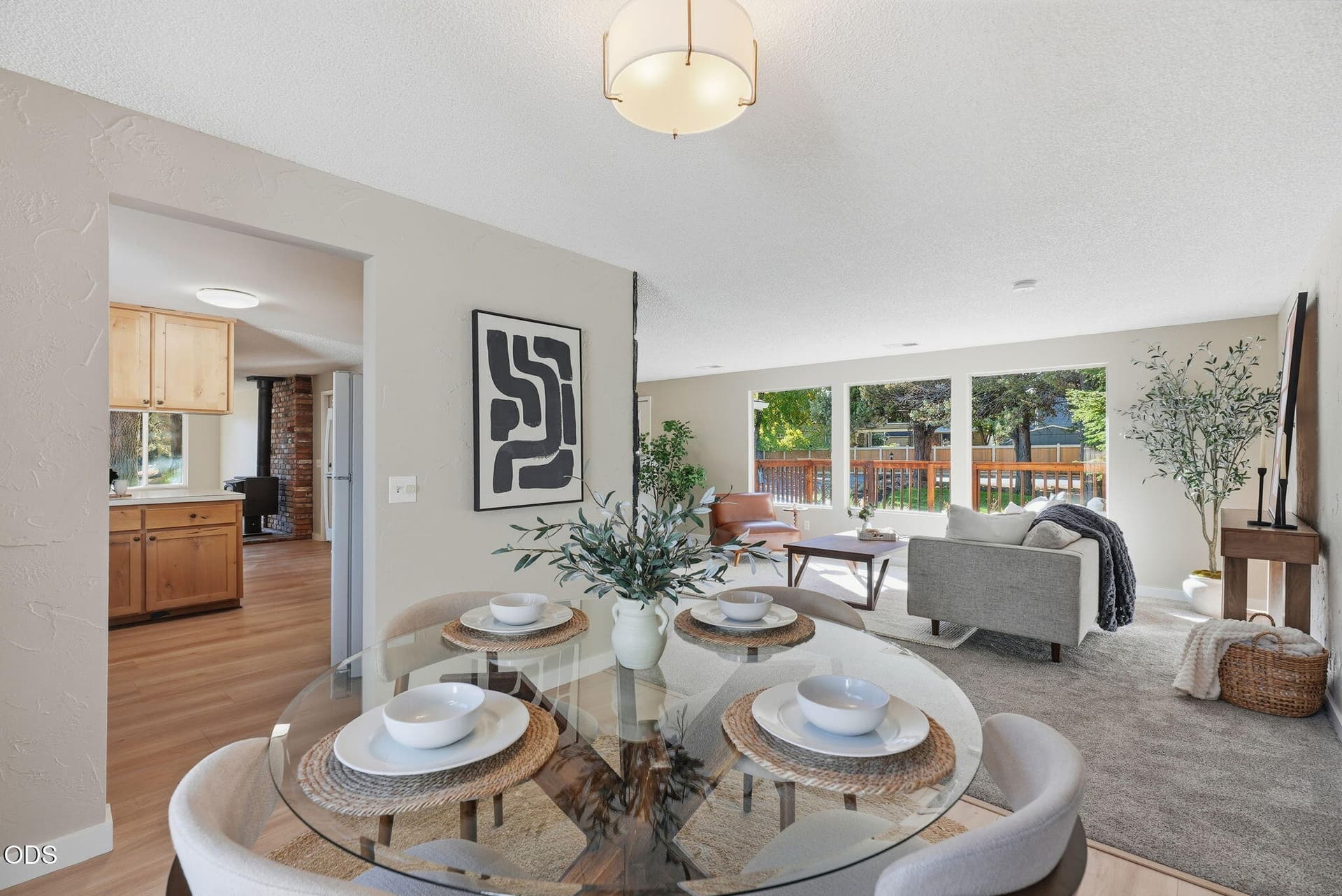 Dining Room looking towards living area. Photo 5 of 34, 20580 Klahani Drive, Bend, OR 97702