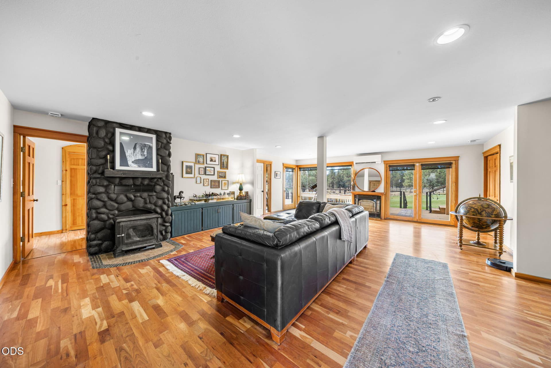 1st Floor Living Area w/ cozy fireplace. Photo 3 of 64, 68830 Chestnut Drive, Sisters, OR 97759