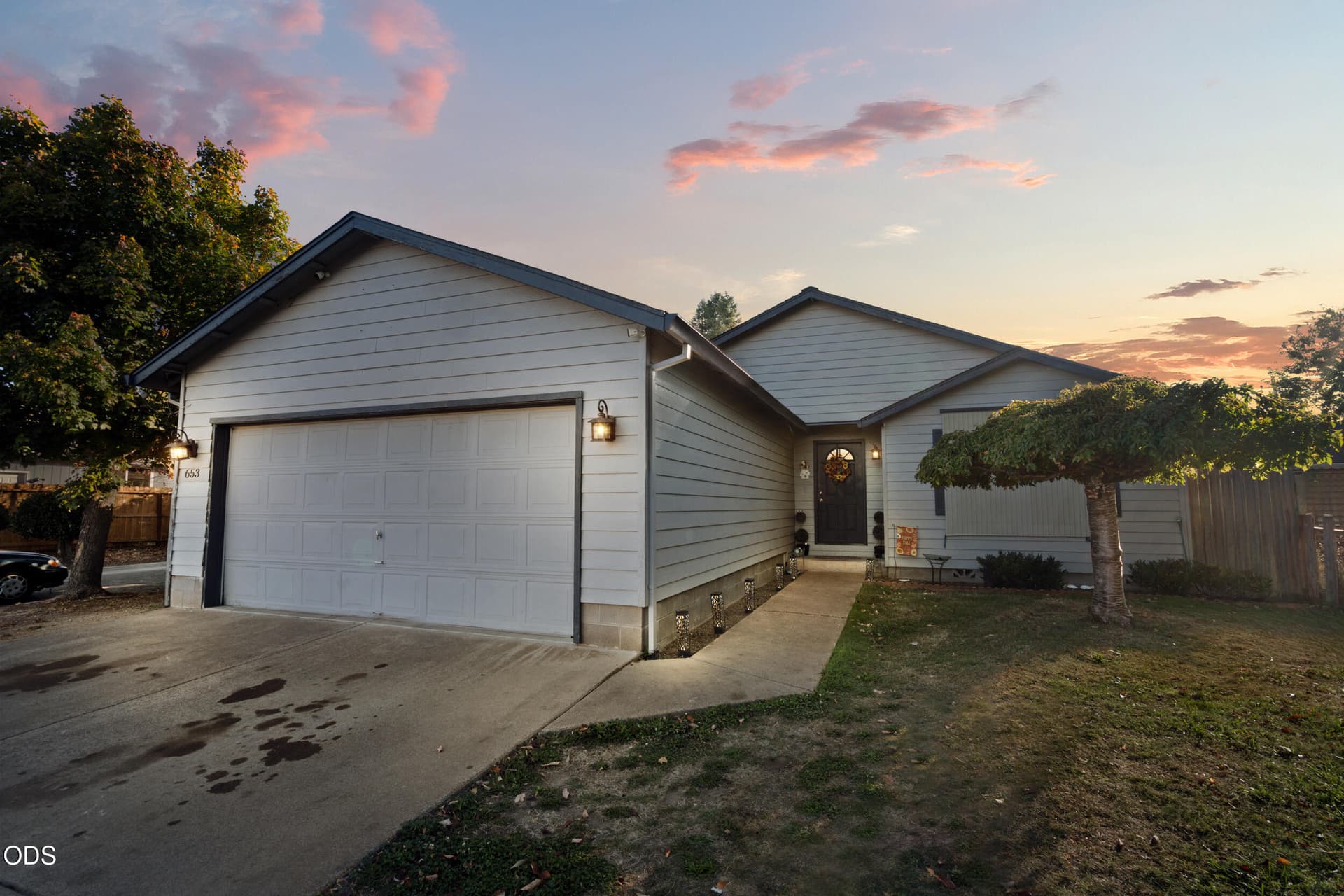 Front Exterior Twilight. Photo 1 of 21, 653 SW Balsam Road, Grants Pass, OR 97526