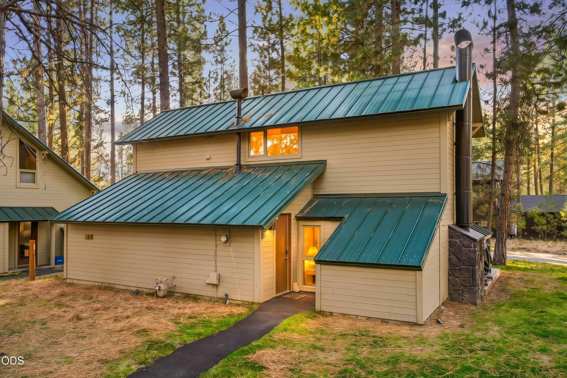 Exterior Twilight. Photo 1 of 27, 57486 Ranch Cabins Lane Unit D-31, Sunriver, OR 97707