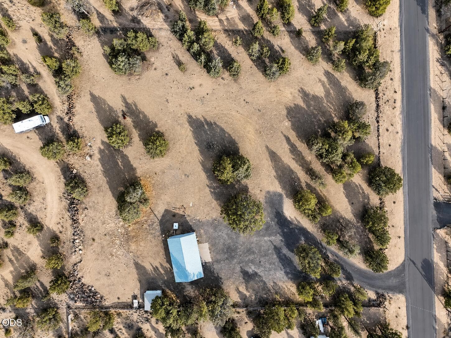 Aerial Desert Lot with Junipers and Road. Photo 4 of 17, 14547 SE Wintoon Road, Prineville, OR 97754