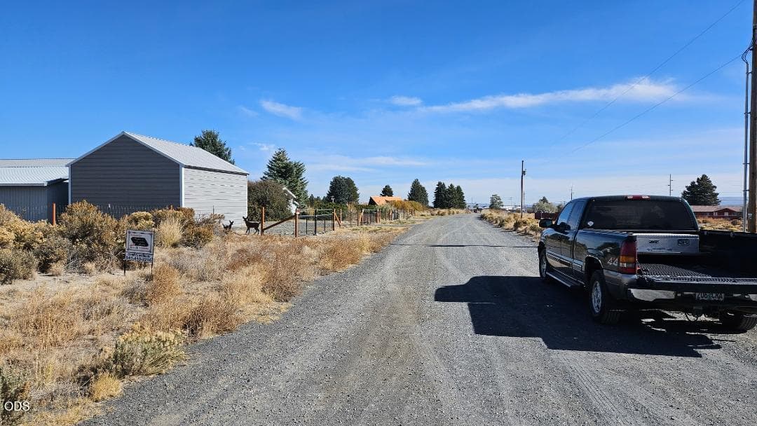 Ash East view road. Photo 5 of 8, 600 Spruce Lane, Christmas Valley, OR 97641