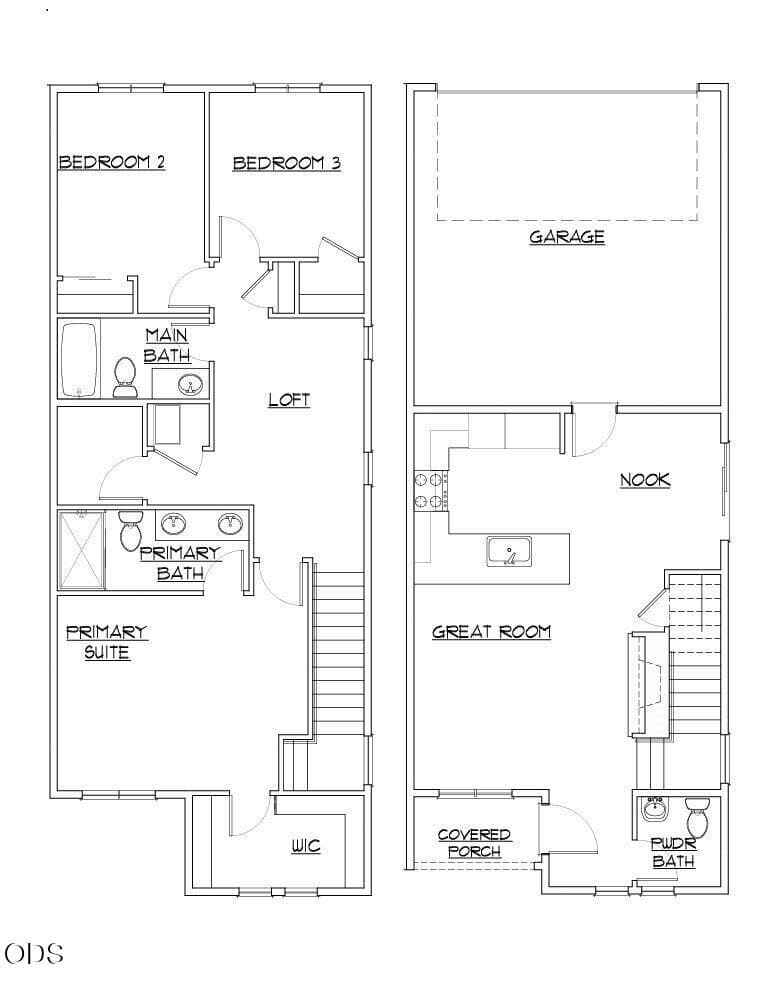 Floorplan-Parkside-TH-Ext-B-v2 (1). Photo 2 of 14, 20746 SE Scout Place, Bend, OR 97702